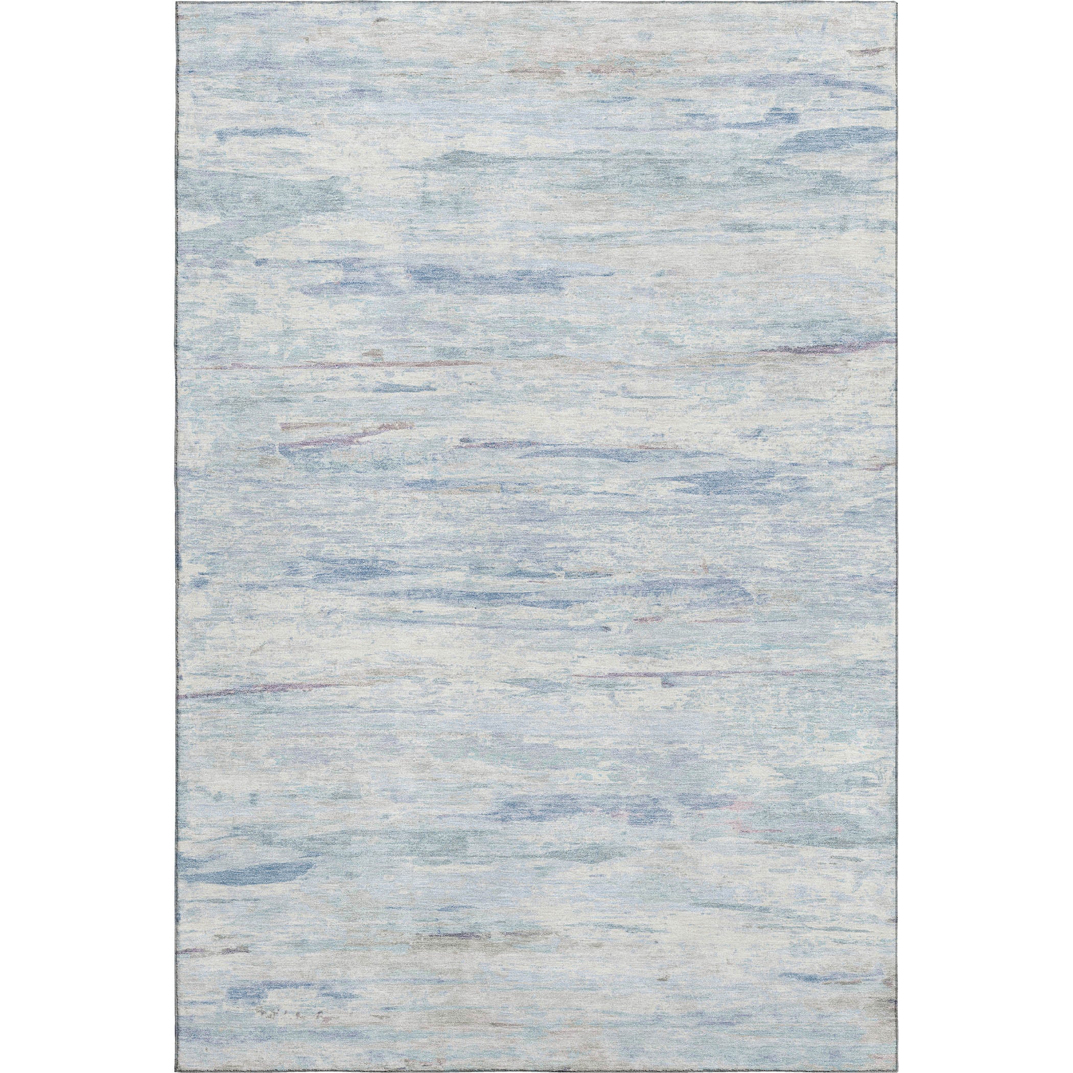 Sarajevo Machine Washable Transitional Sky Blue Rug 2'6" x 3'10" #shape_Rectangle