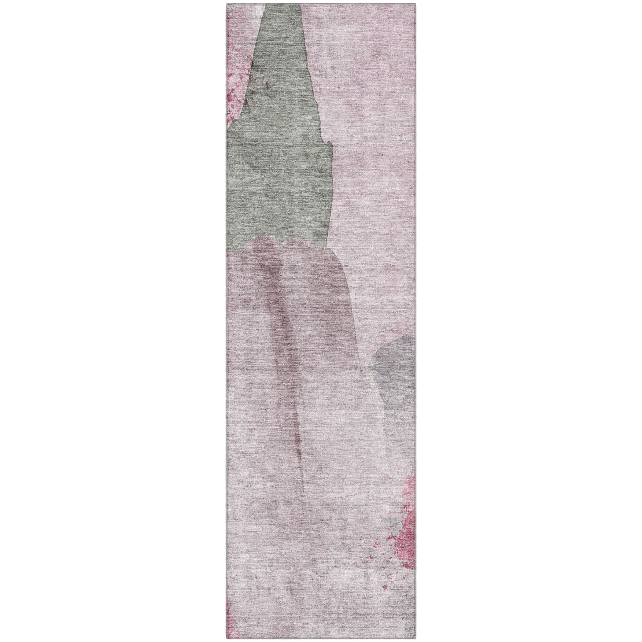 Mostar Machine Washable Transitional Blush Pink Rug 2'3" x 7'6" #shape_Runner