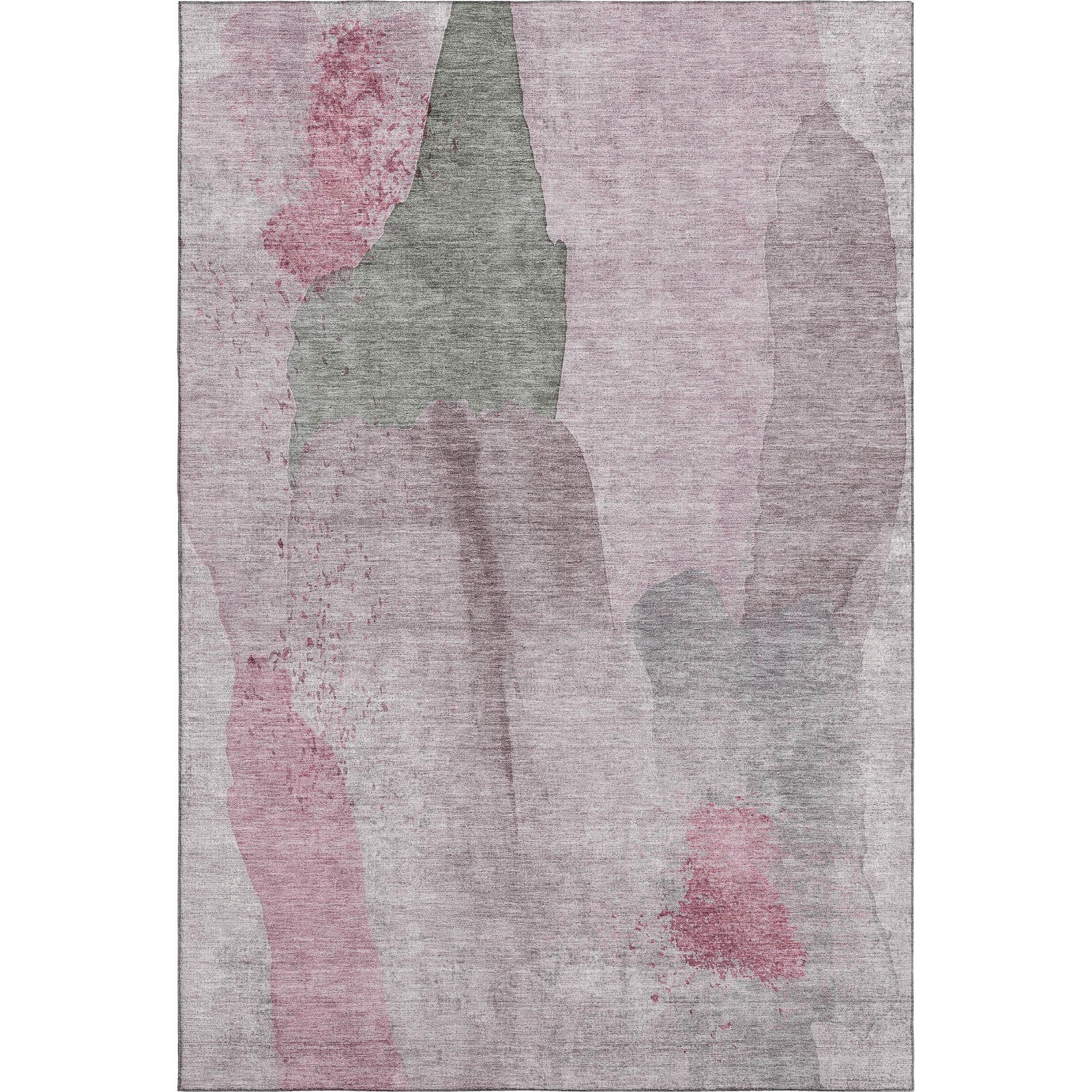 Mostar Machine Washable Transitional Blush Pink Rug 2'6" x 3'10" #shape_Rectangle