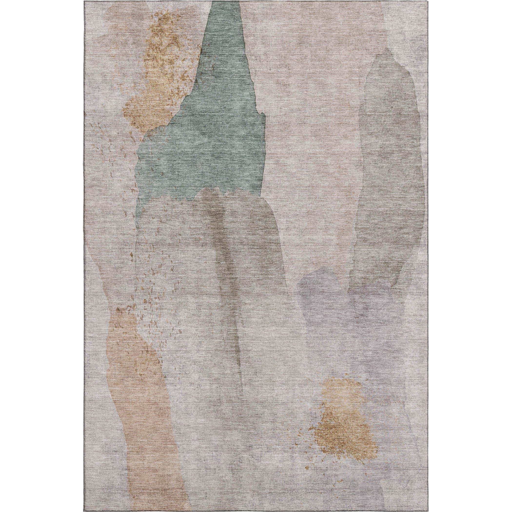 Mostar Machine Washable Transitional Copper Orange Rug 2'6" x 3'10" #shape_Rectangle