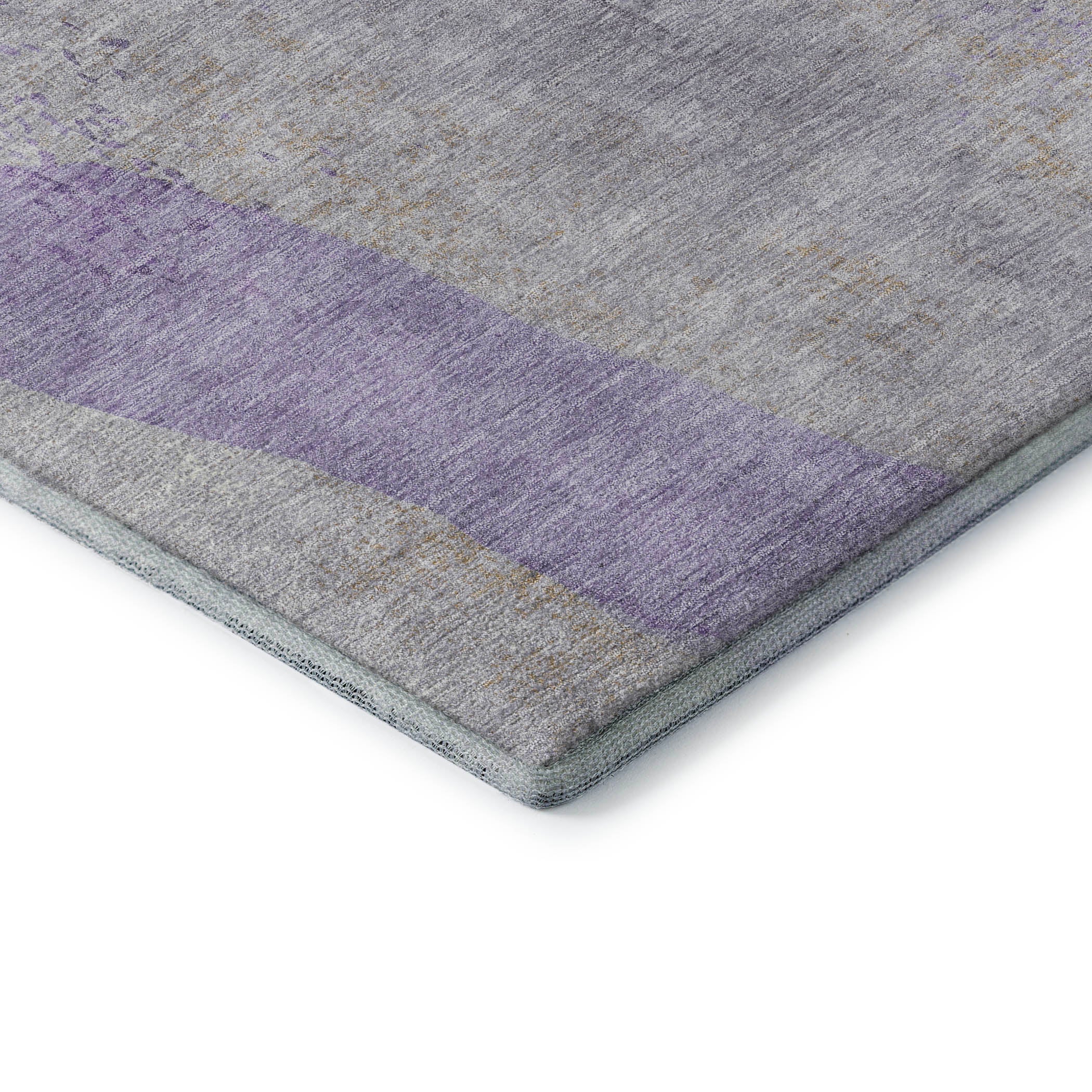 Mostar Machine Washable Transitional Lavender Purple Rug 1'8" x 2'6" #shape_Rectangle
