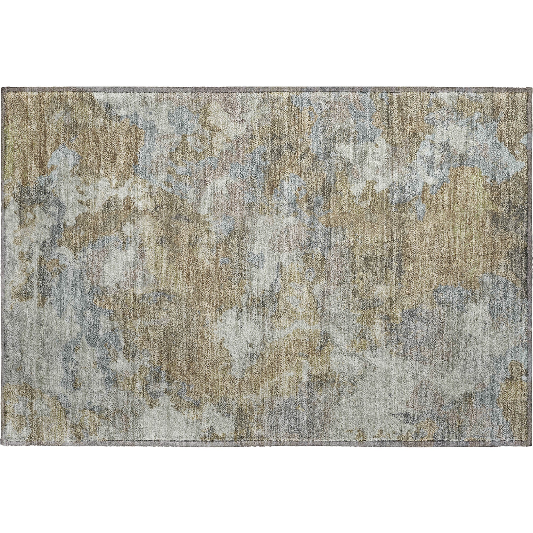 Chiang Mai Machine Washable Transitional Gold Rug 1'8" x 2'6" #shape_Rectangle
