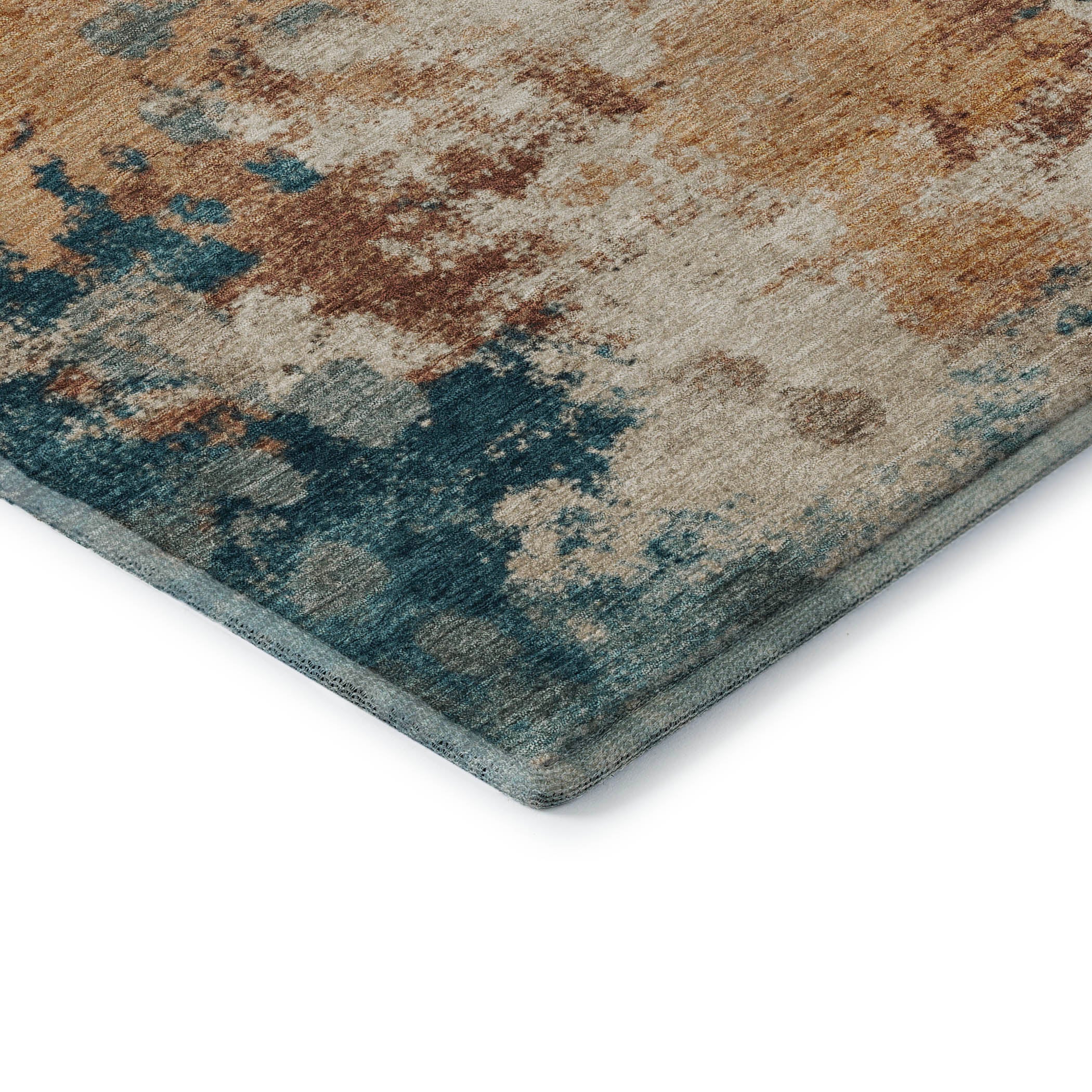Kathmandu Machine Washable Transitional Putty Ivory Rug 1'8" x 2'6" #shape_Rectangle