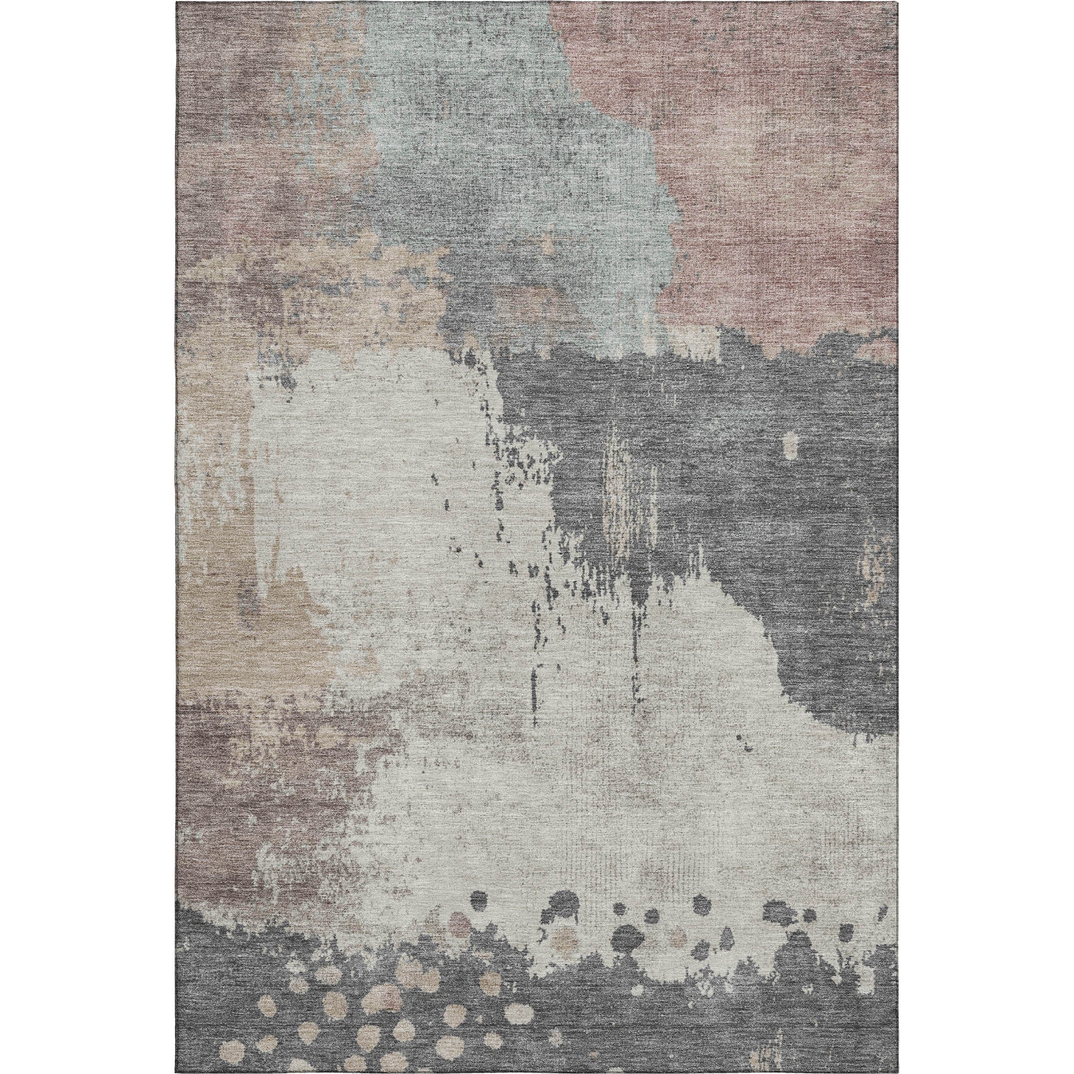 Seville Machine Washable Transitional Khaki Brown Rug 2'6" x 3'10" #shape_Rectangle