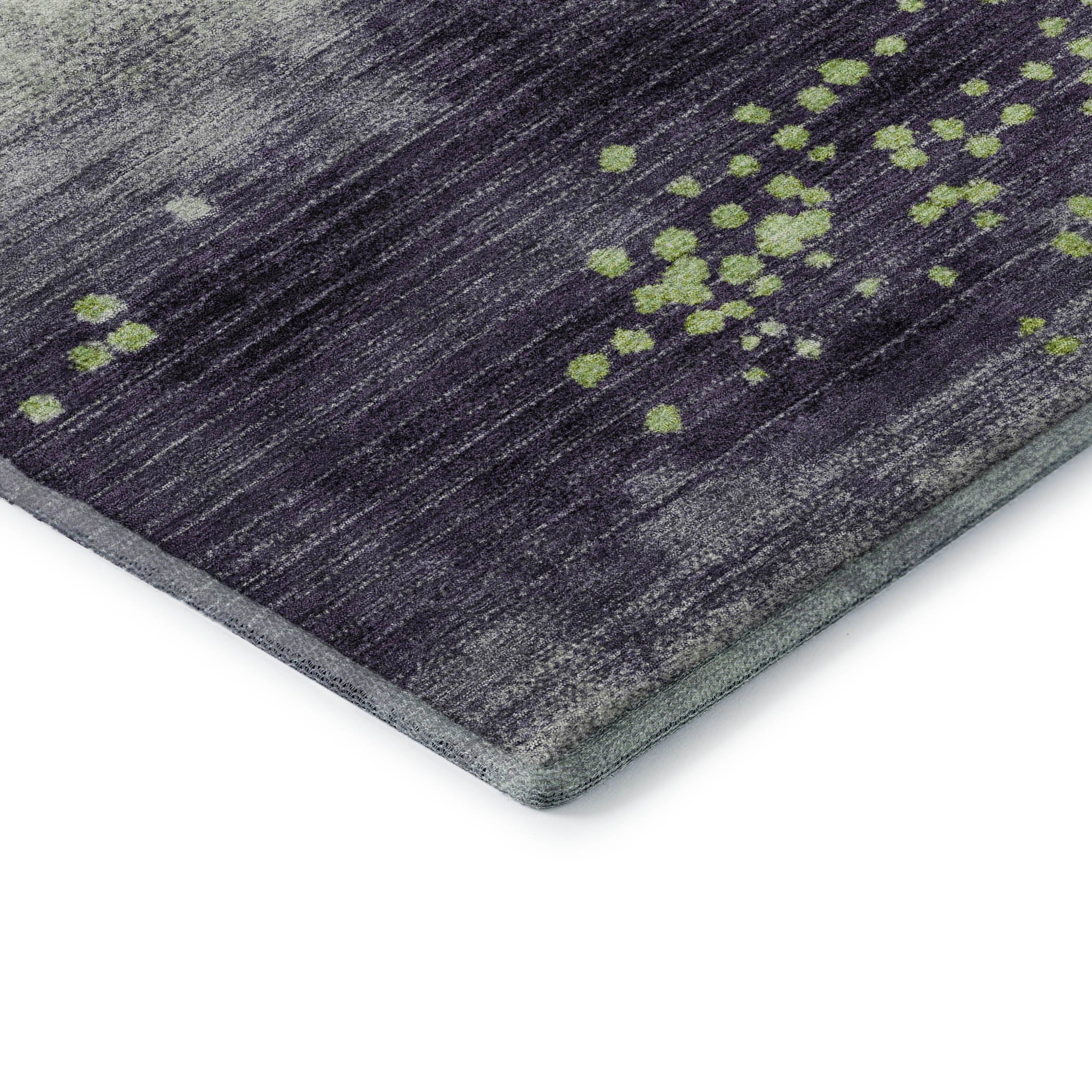Salzburg Machine Washable Transitional Aloe Green Rug 1'8" x 2'6" #shape_Rectangle