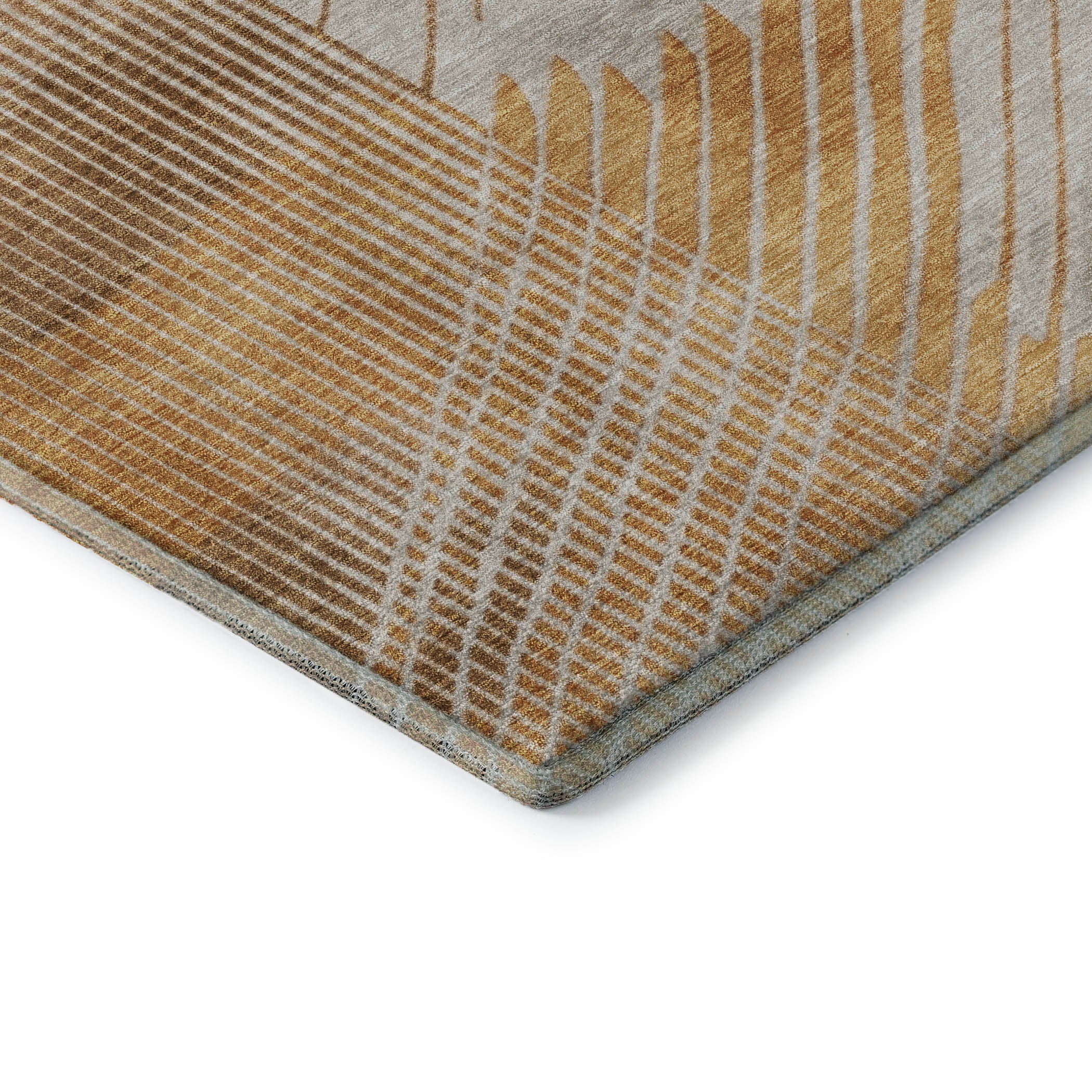 Antigua Machine Washable Transitional Gold Rug 1'8" x 2'6" #shape_Rectangle