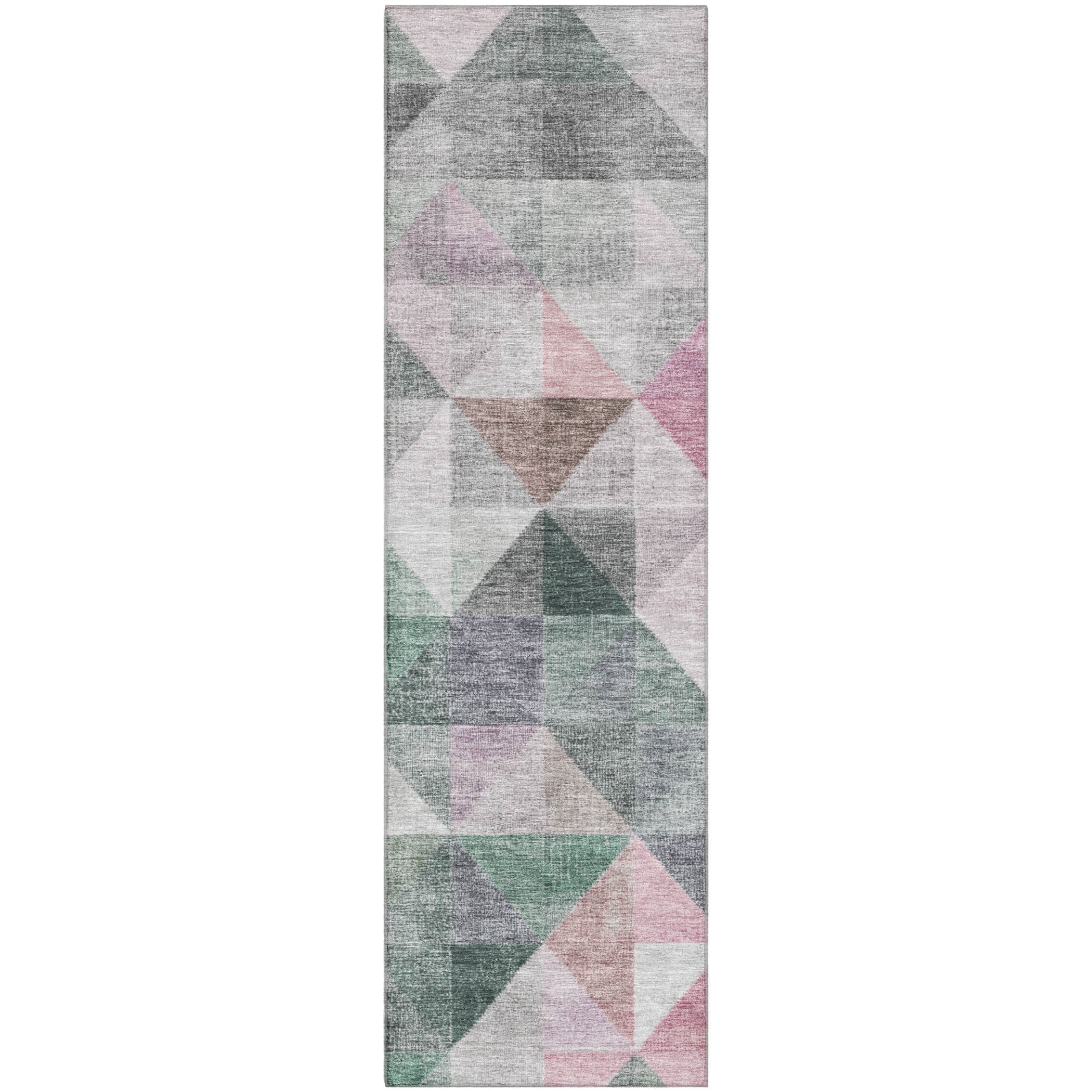 Lisbon Machine Washable Transitional Blush Pink Rug 2'3" x 7'6" #shape_Runner
