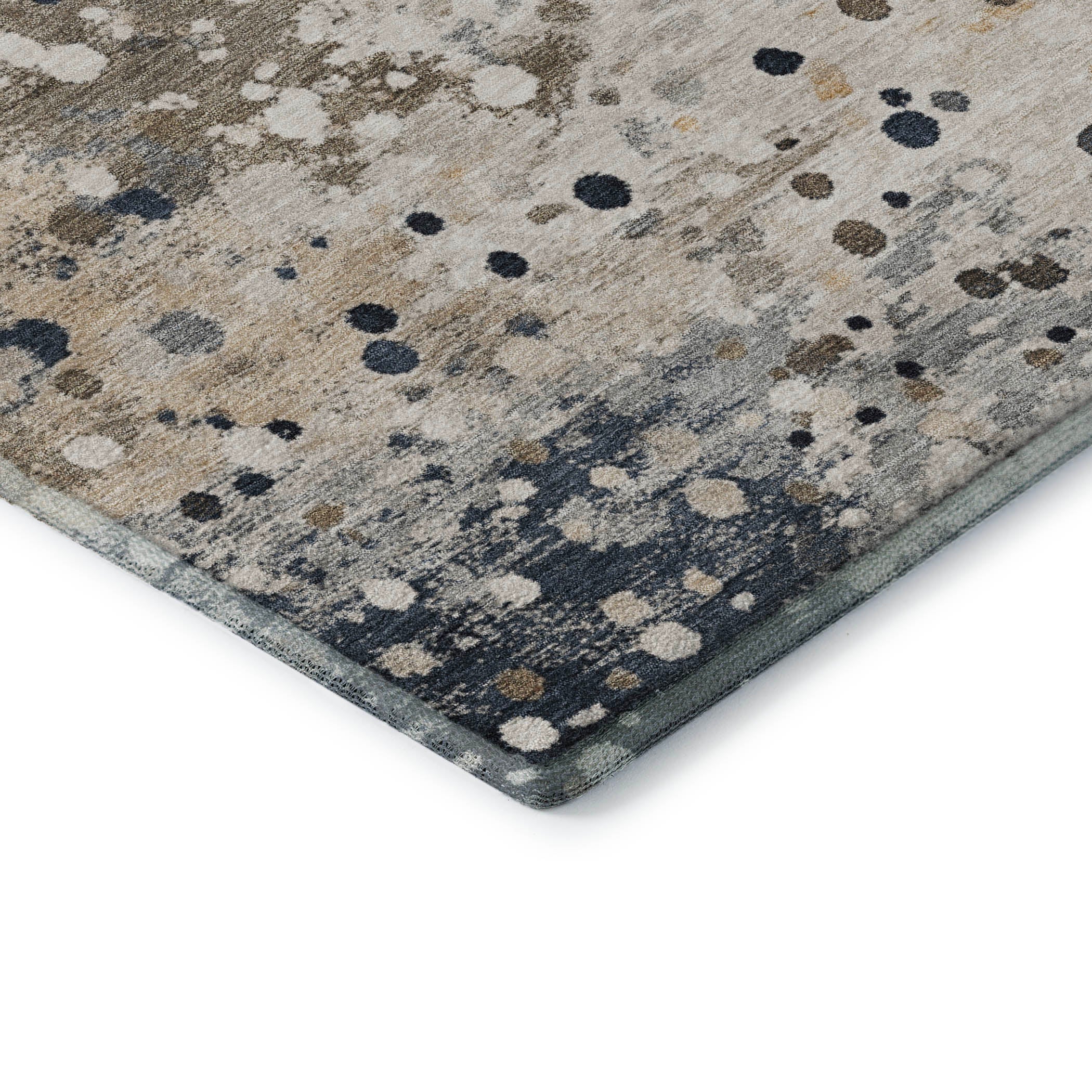 Prague Machine Washable Transitional Ivory Rug 1'8" x 2'6" #shape_Rectangle