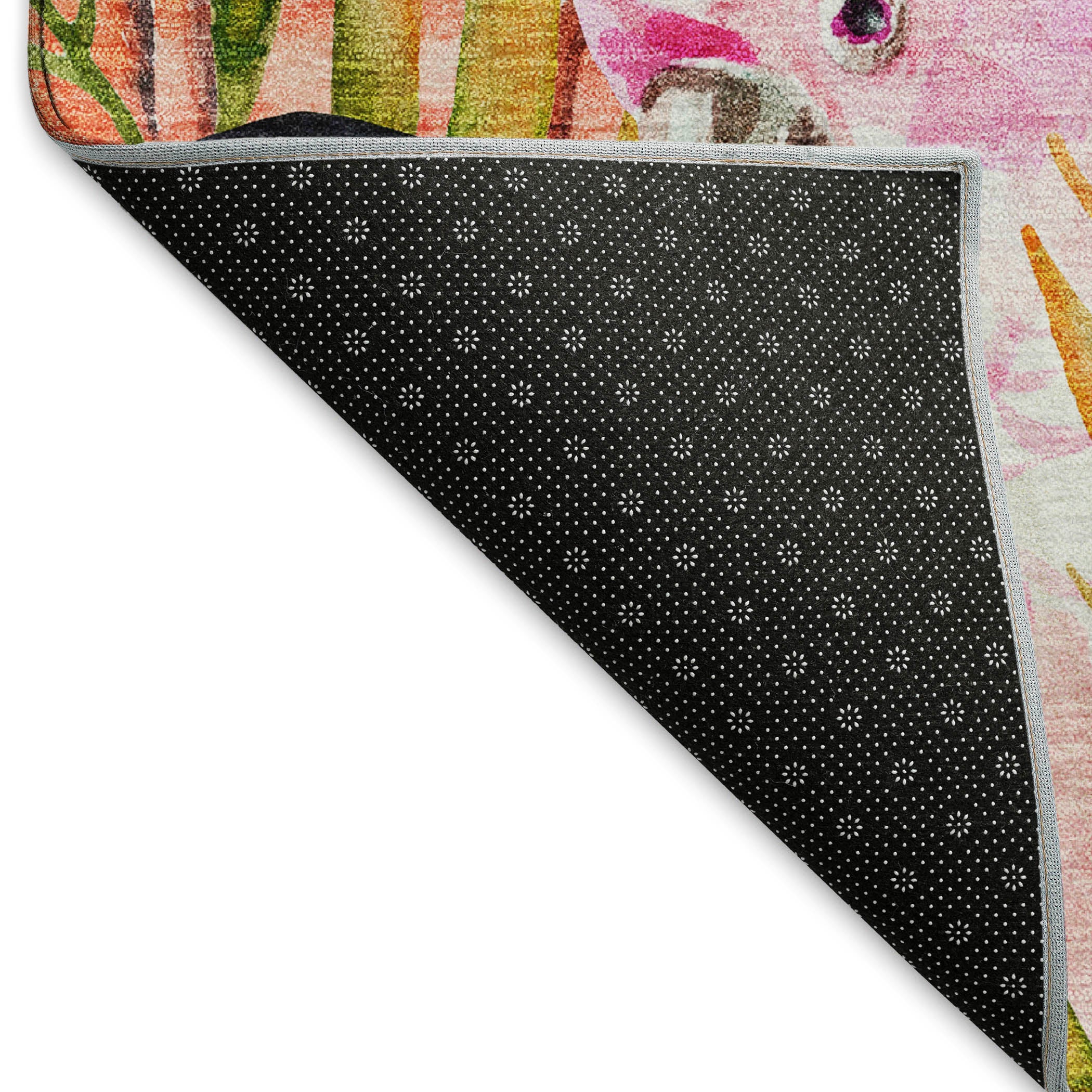 Sarajevo Machine Washable Tropical Multi Rug 1'8" x 2'6" #shape_Rectangle