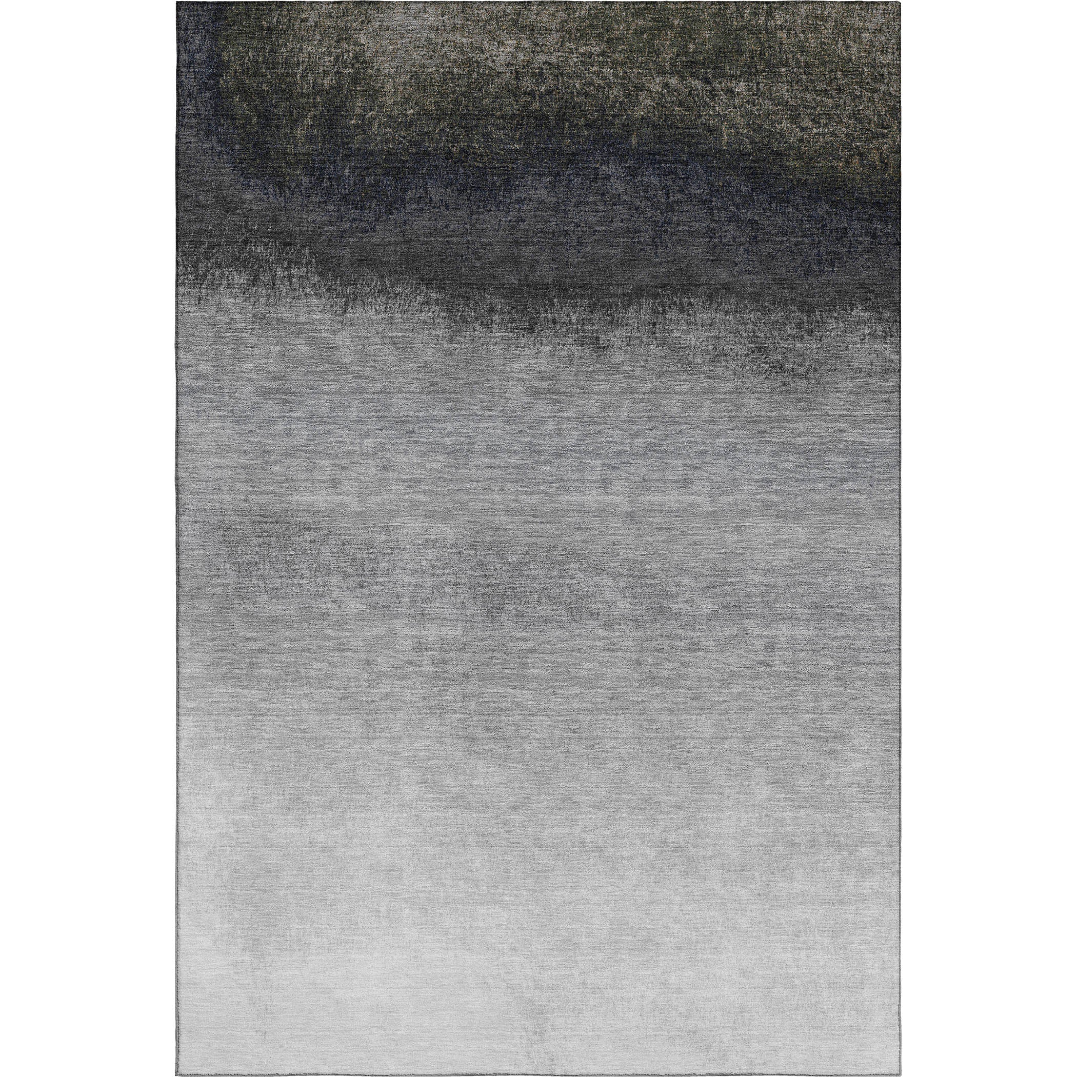 Mdina Machine Washable Transitional Silver Gray Rug 2'6" x 3'10" #shape_Rectangle