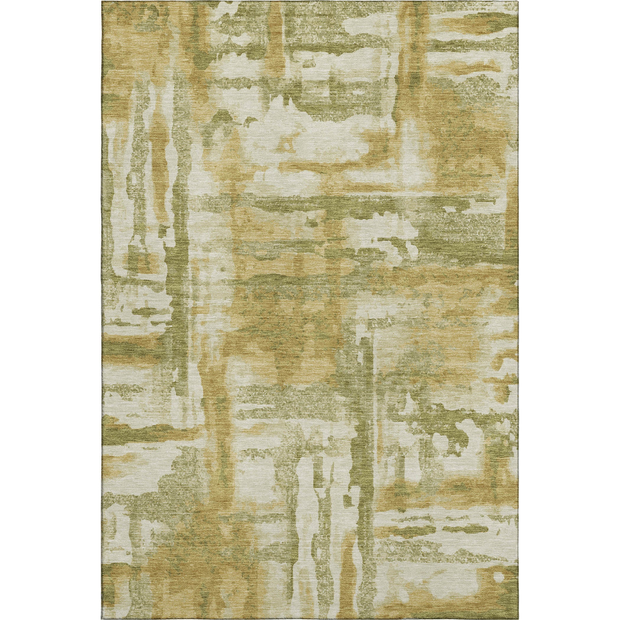 Lucerne Machine Washable Transitional Aloe Green Rug 2'6" x 3'10" #shape_Rectangle