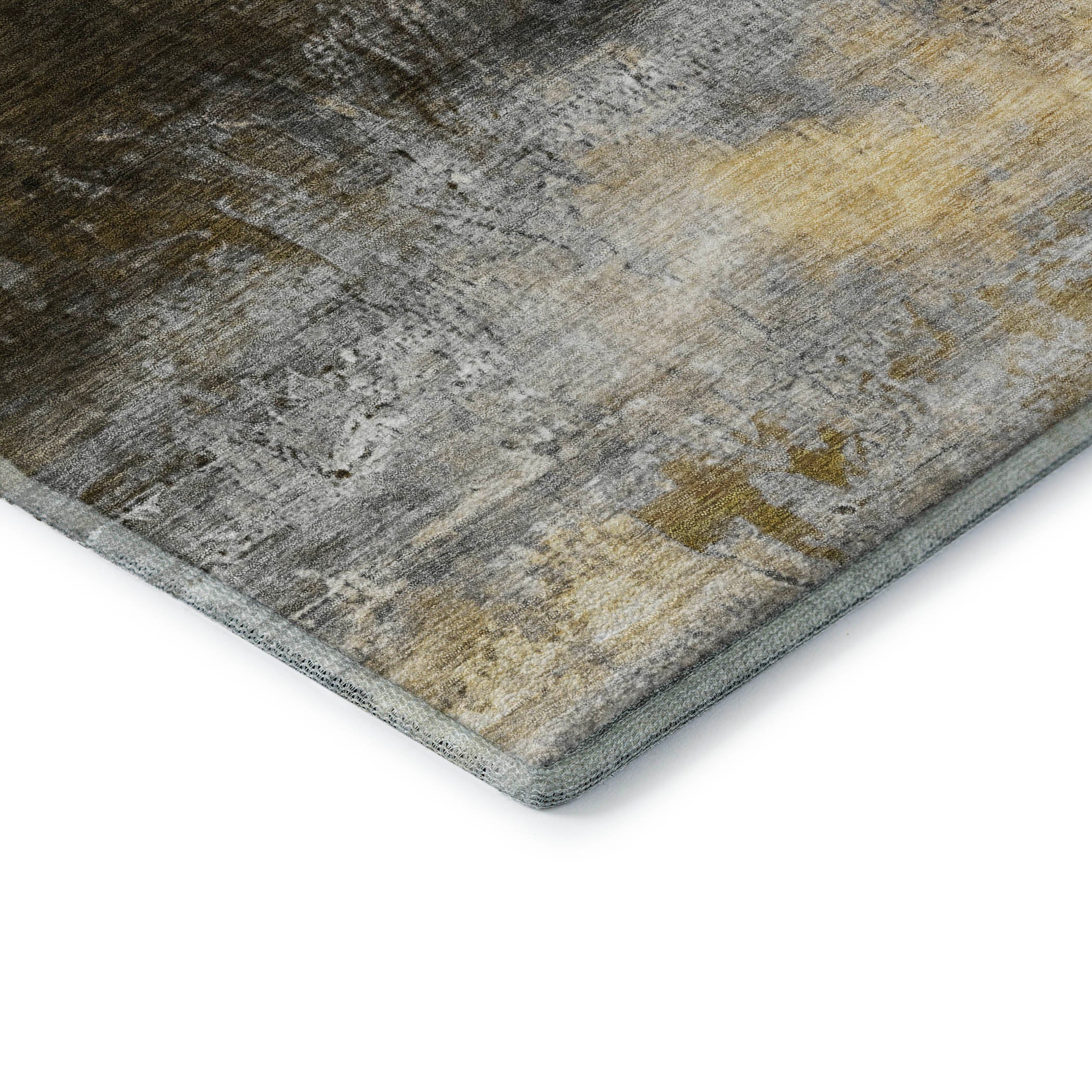 Florence Machine Washable Transitional Chocolate Brown Rug 1'8" x 2'6" #shape_Rectangle