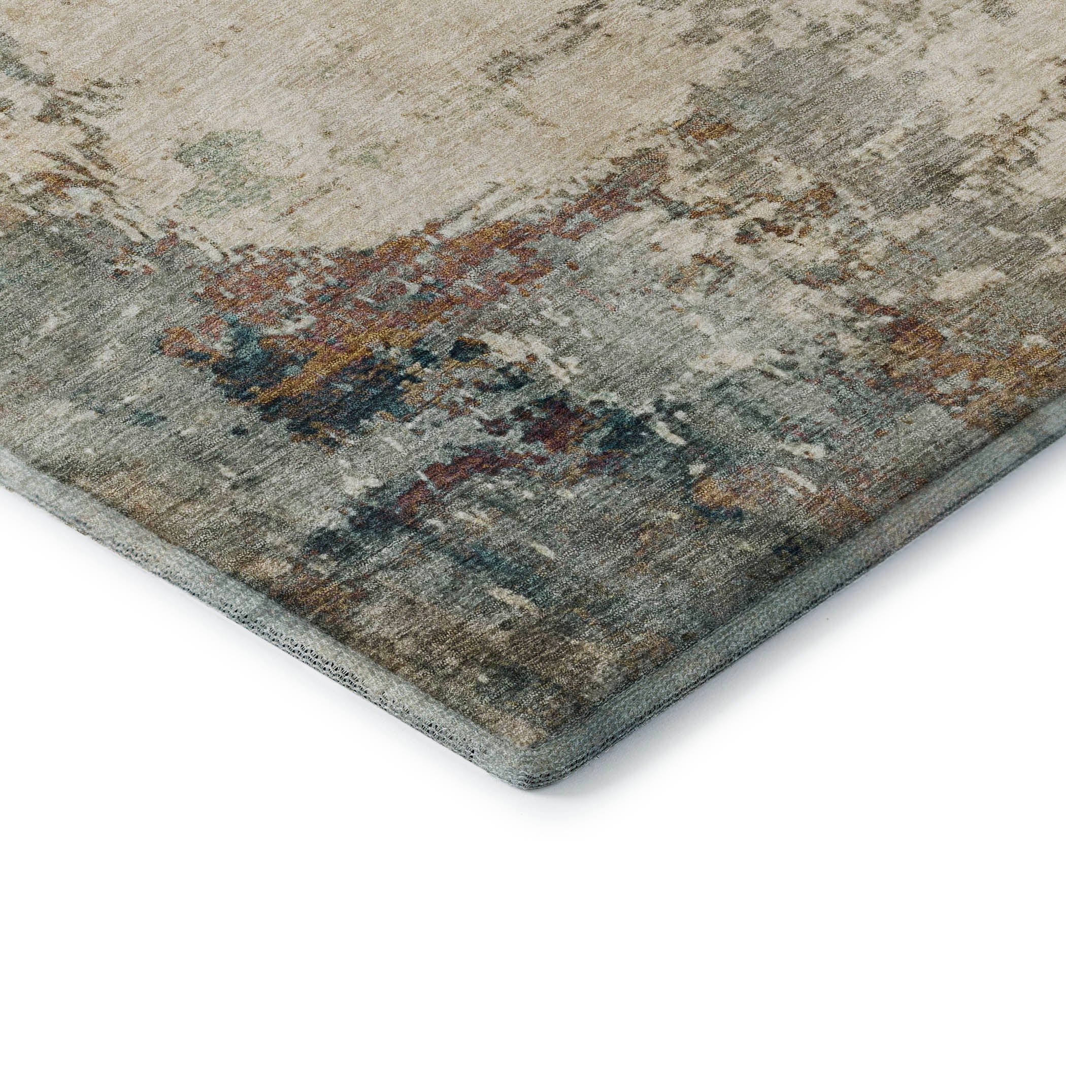 Bogota Machine Washable Transitional Ivory Rug 1'8" x 2'6" #shape_Rectangle