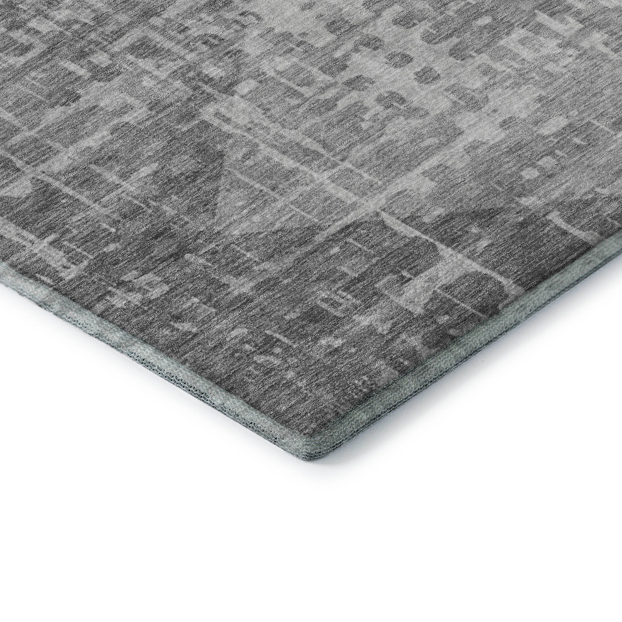 Sintra Machine Washable Transitional Gray Rug 1'8" x 2'6" #shape_Rectangle