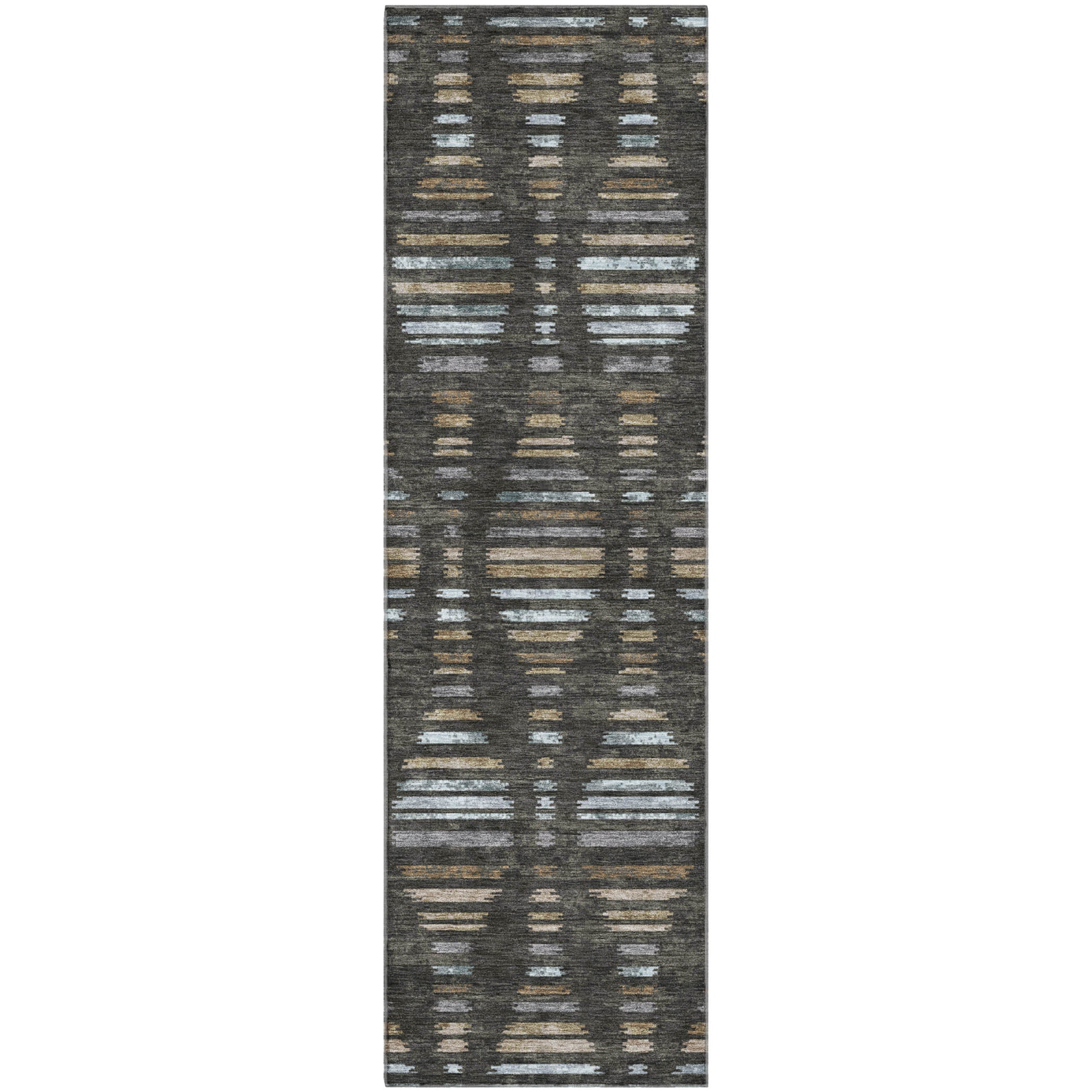 Jaipur Machine Washable Transitional Coffee Brown Rug 2'3" x 7'6" #shape_Runner