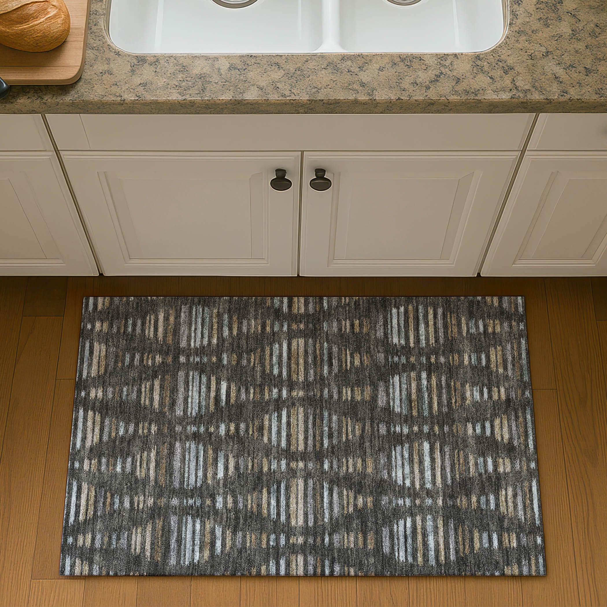 Jaipur Machine Washable Transitional Coffee Brown Rug 1'8" x 2'6" #shape_Rectangle