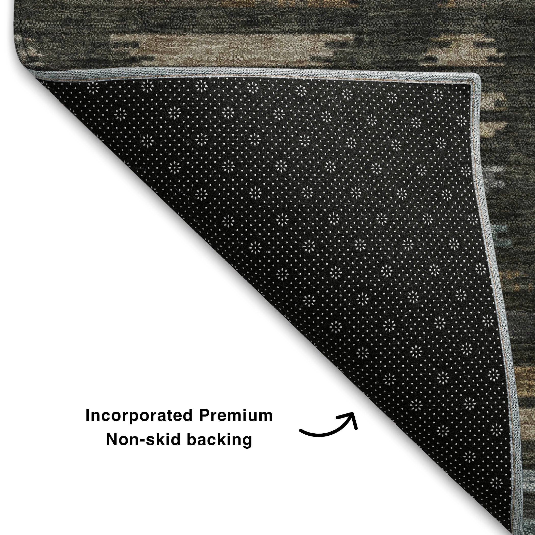 Jaipur Machine Washable Transitional Coffee Brown Rug 1'8" x 2'6" #shape_Rectangle