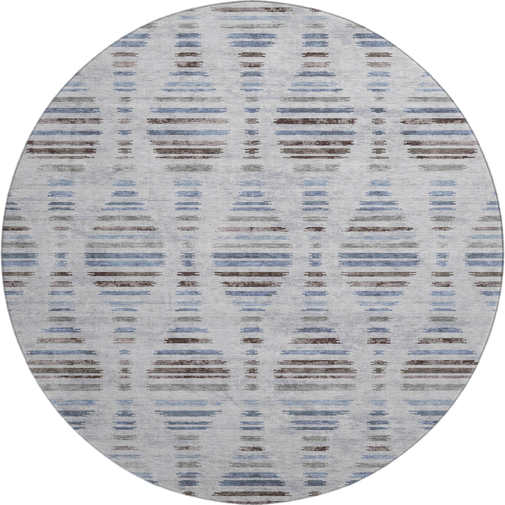 Jaipur Machine Washable Transitional Putty Ivory Rug 8' x 8' #shape_Round