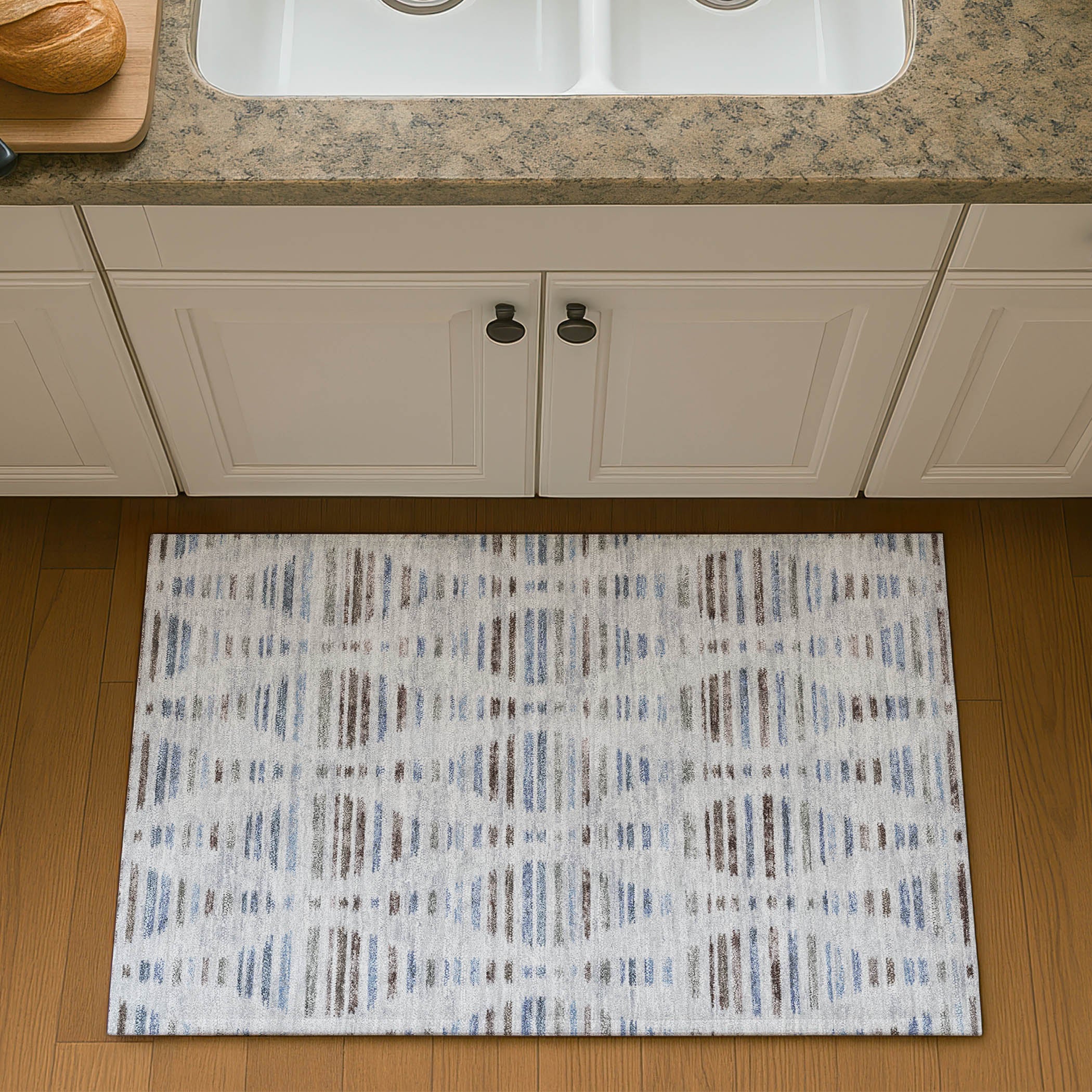 Jaipur Machine Washable Transitional Putty Ivory Rug 1'8" x 2'6" #shape_Rectangle