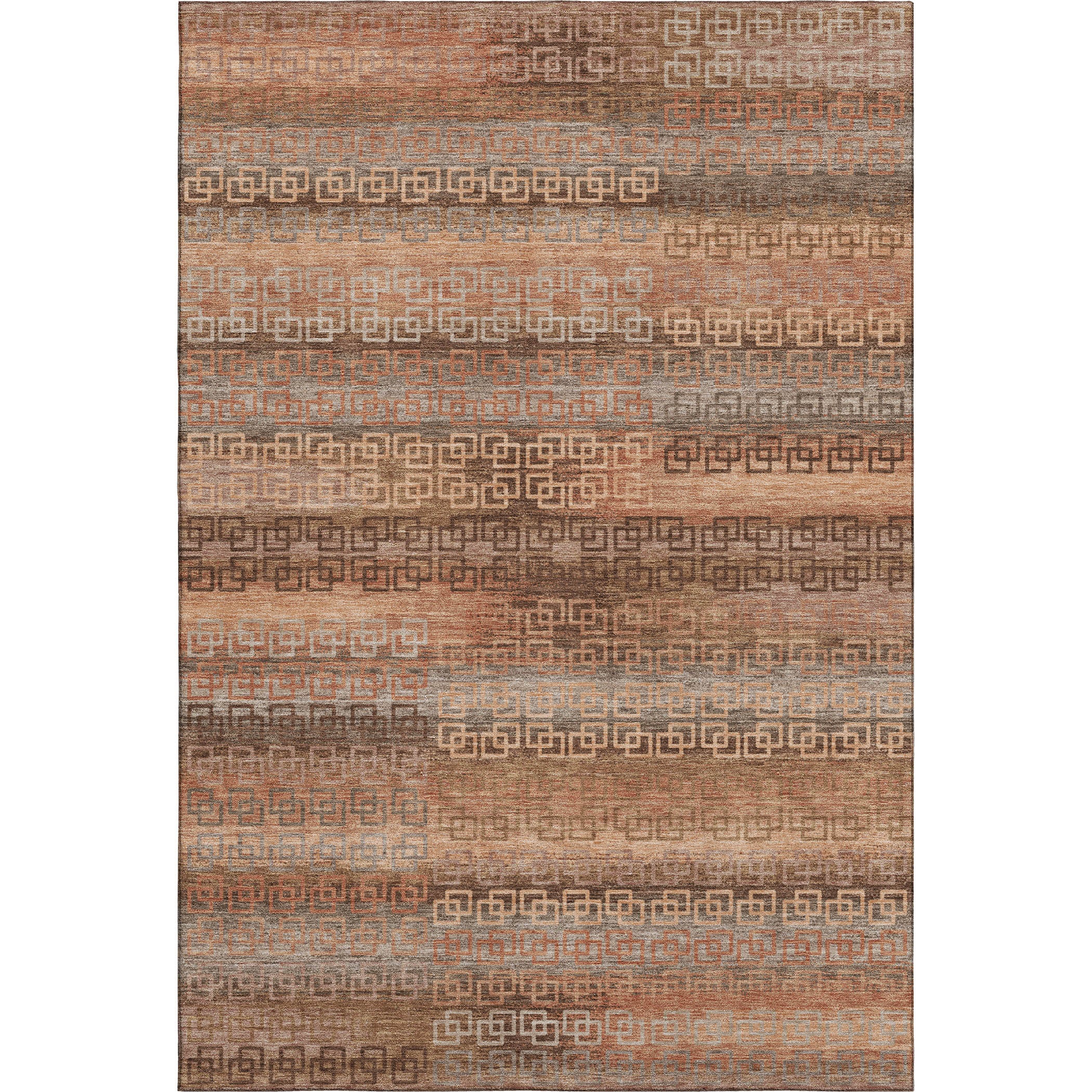 Valletta Machine Washable Transitional Copper Orange Rug 2'6" x 3'10" #shape_Rectangle