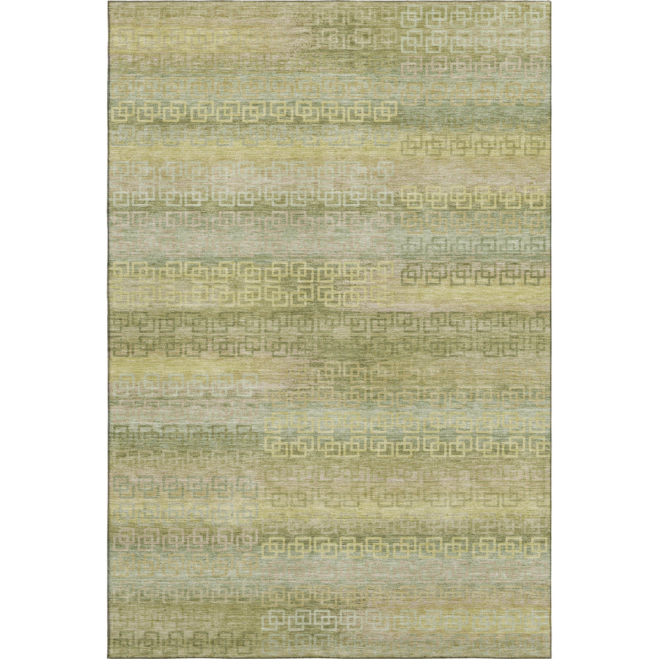 Valletta Machine Washable Transitional Sage Green Rug 2'6" x 3'10" #shape_Rectangle