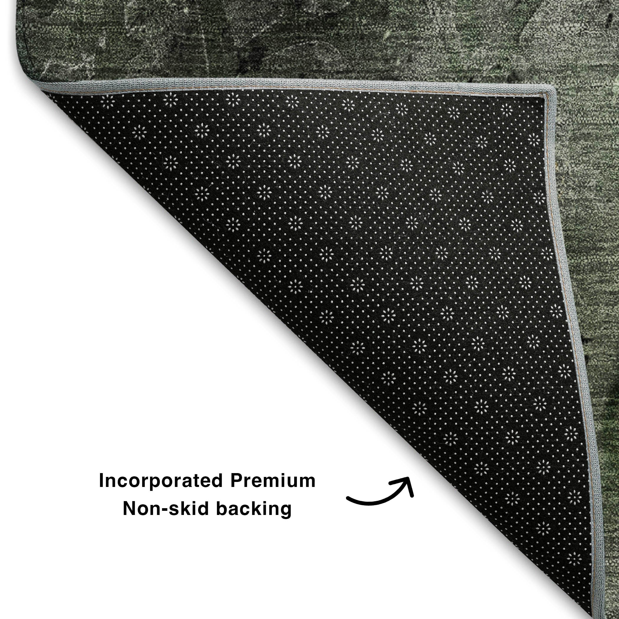 Cusco Machine Washable Transitional Pewter Gray Rug 1'8" x 2'6" #shape_Rectangle