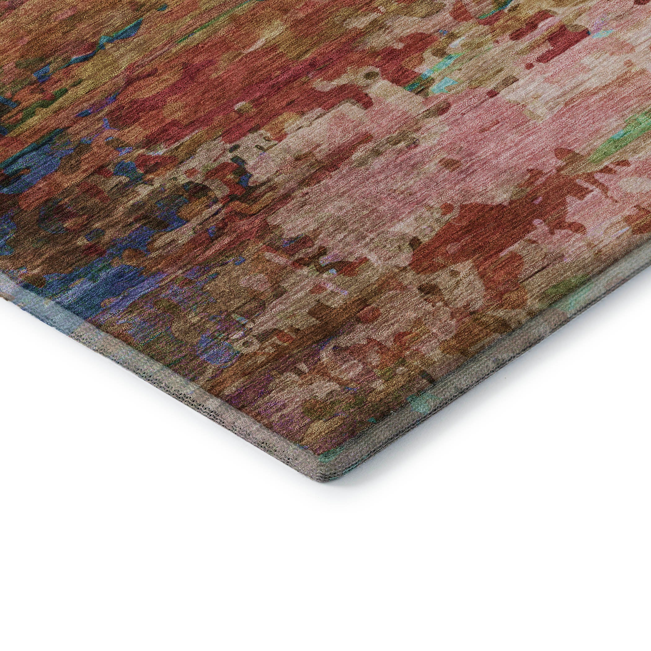 Oaxaca Machine Washable Transitional Sage Green Rug 1'8" x 2'6" #shape_Rectangle