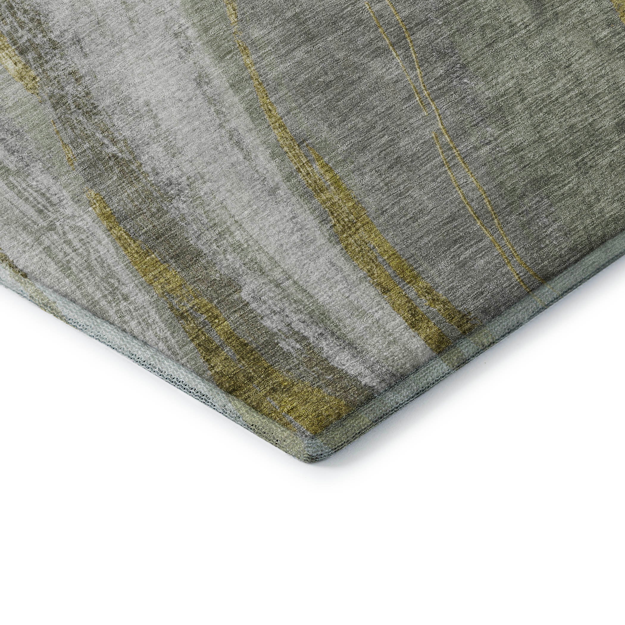 Kyoto Machine Washable Transitional Aloe Green Rug 1'8" x 2'6" #shape_Rectangle