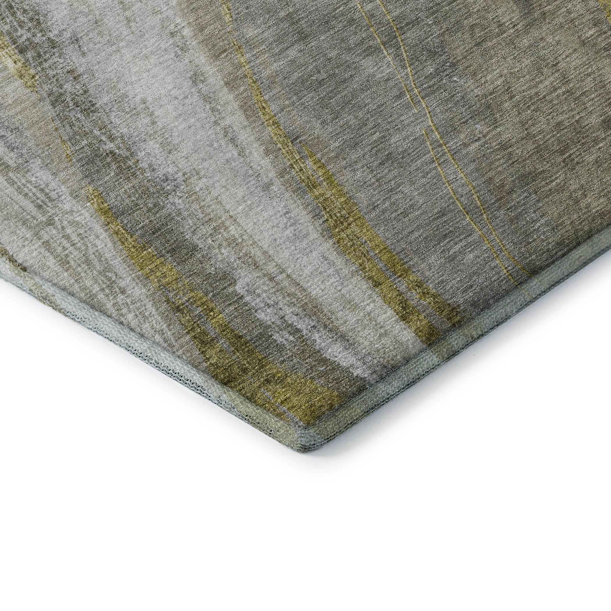 Kyoto Machine Washable Transitional Pewter Gray Rug 1'8" x 2'6" #shape_Rectangle