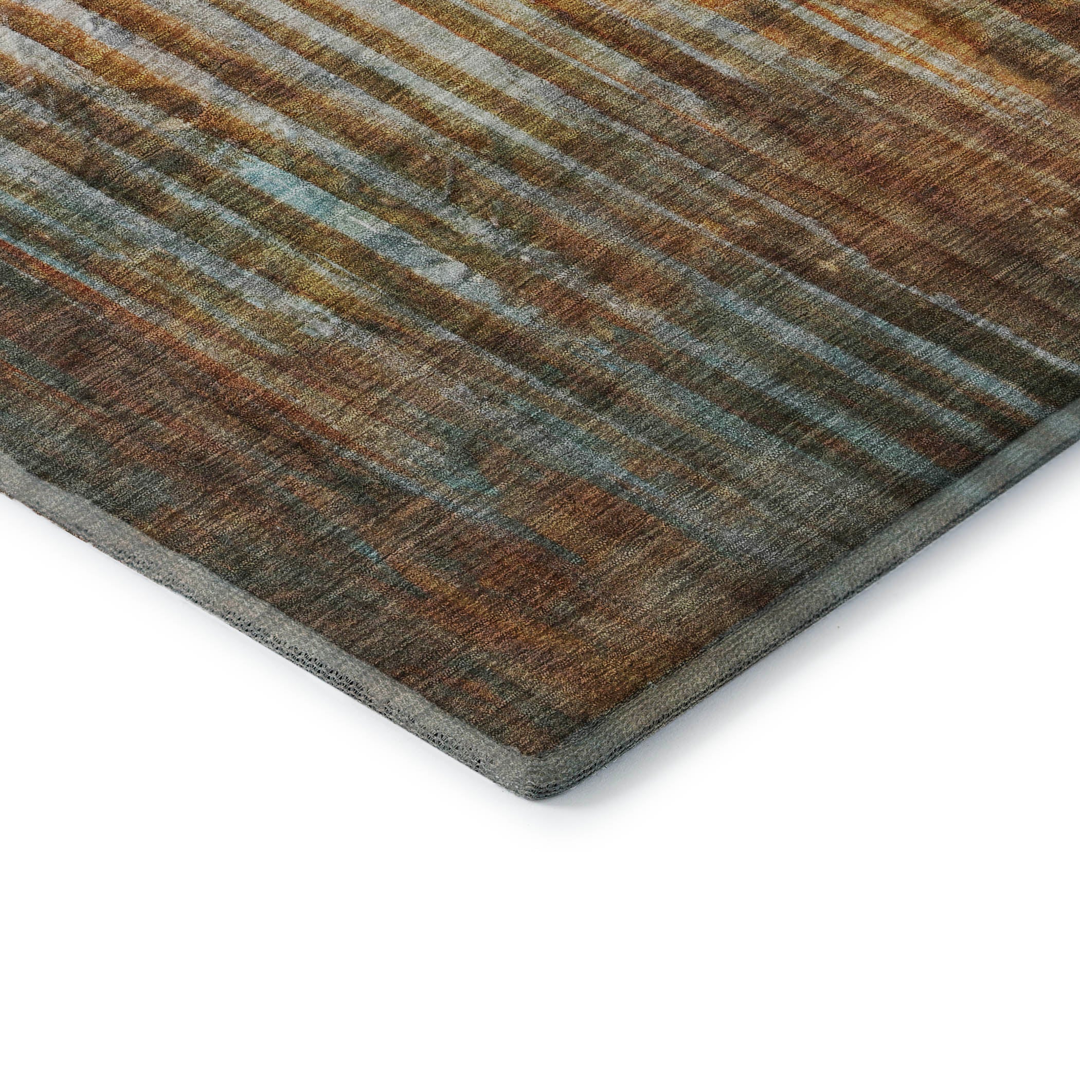 Luang Prabang Machine Washable Transitional Paprika Orange Rug 1'8" x 2'6" #shape_Rectangle