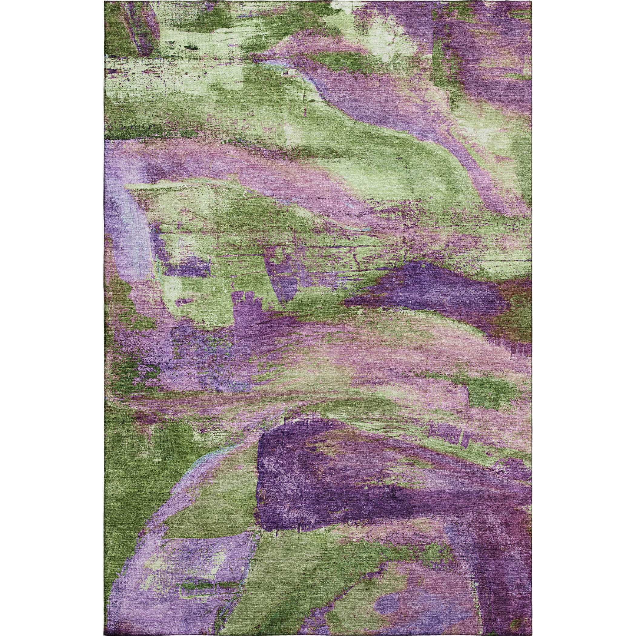 Cartagena Machine Washable Transitional Purple Rug 2'6" x 3'10" #shape_Rectangle