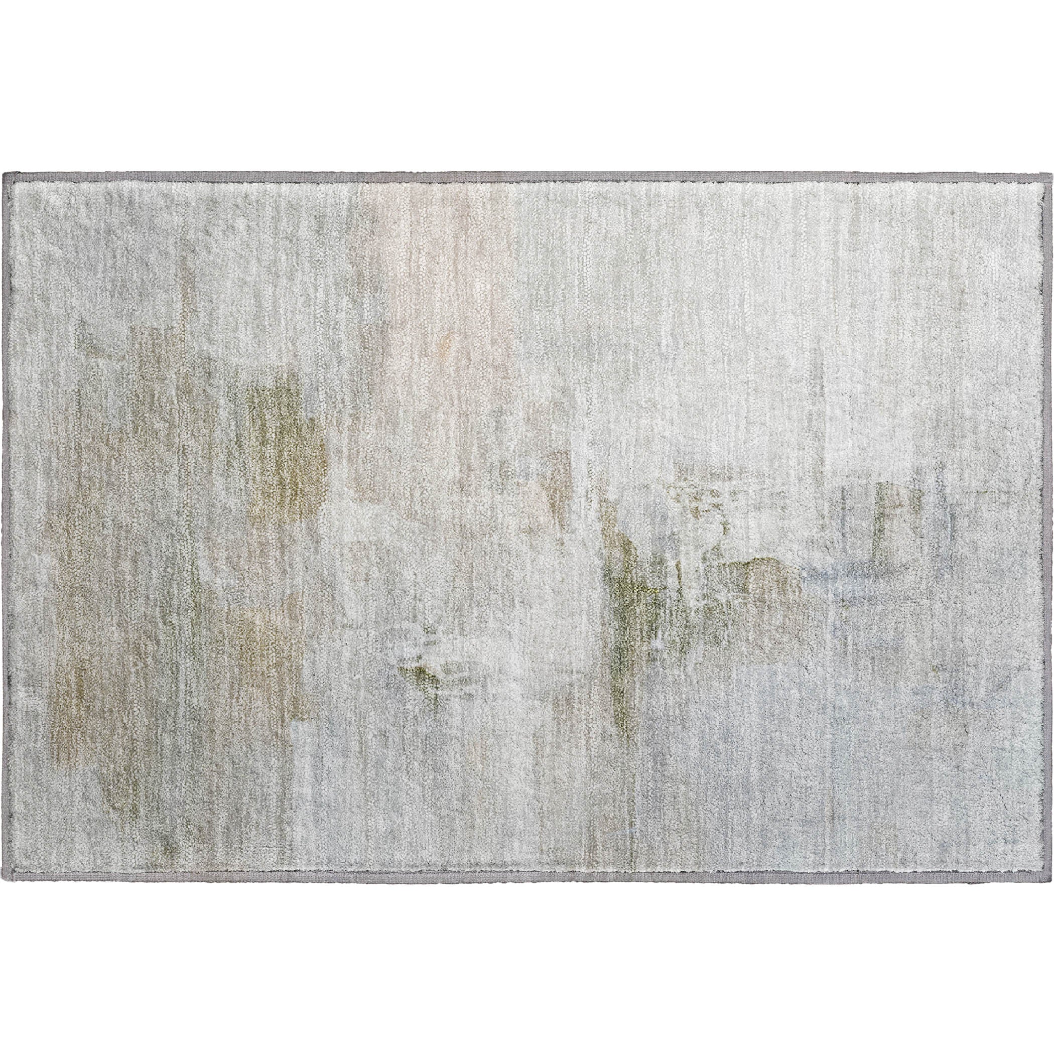 Sarajevo Machine Washable Transitional Linen Ivory Rug 1'8" x 2'6" #shape_Rectangle
