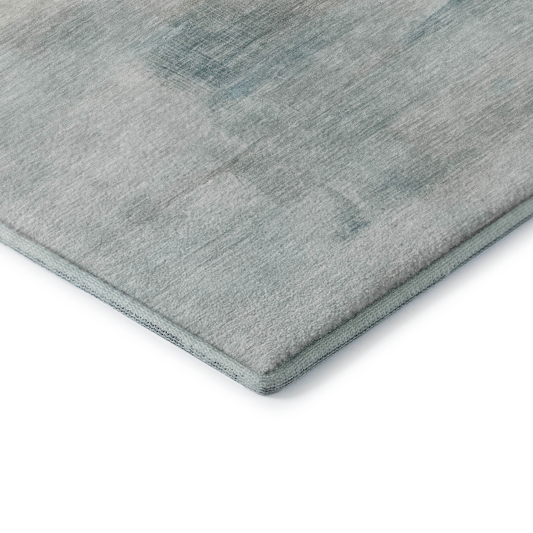 Sarajevo Machine Washable Transitional Sky Blue Rug 1'8" x 2'6" #shape_Rectangle