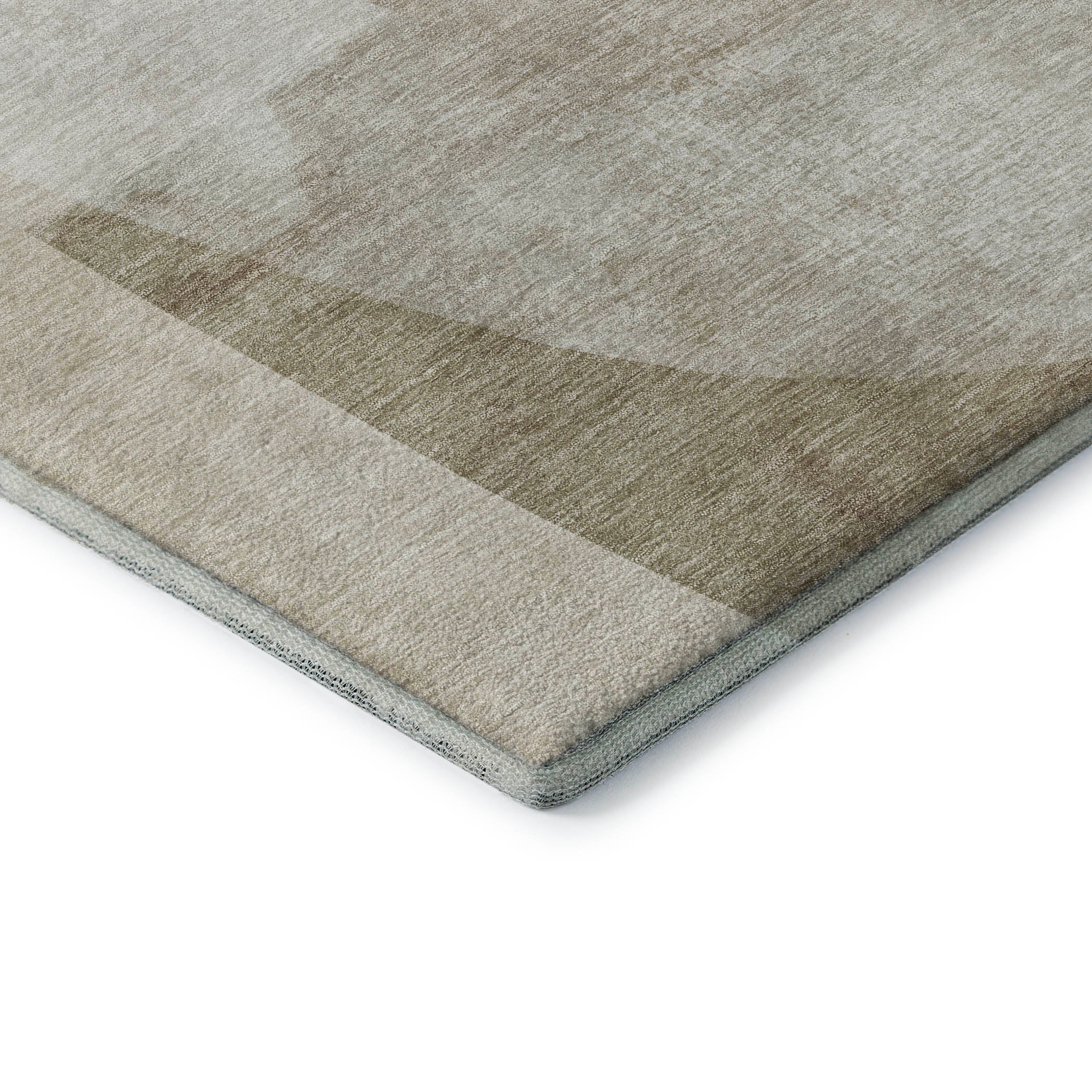 Valletta Machine Washable Transitional Beige Brown Rug 1'8" x 2'6" #shape_Rectangle