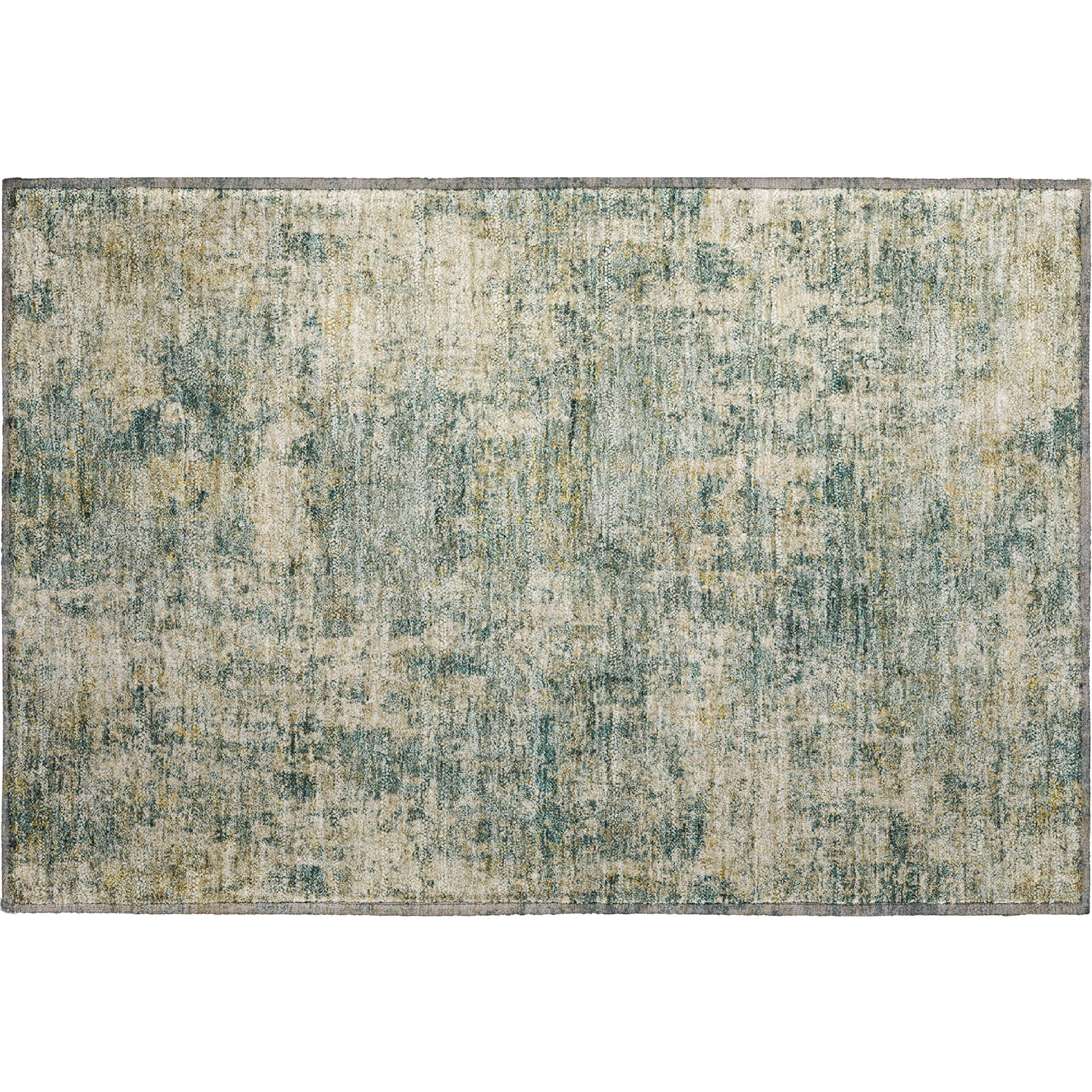 Marrakech Machine Washable Transitional Aloe Green Rug 1'8" x 2'6" #shape_Rectangle