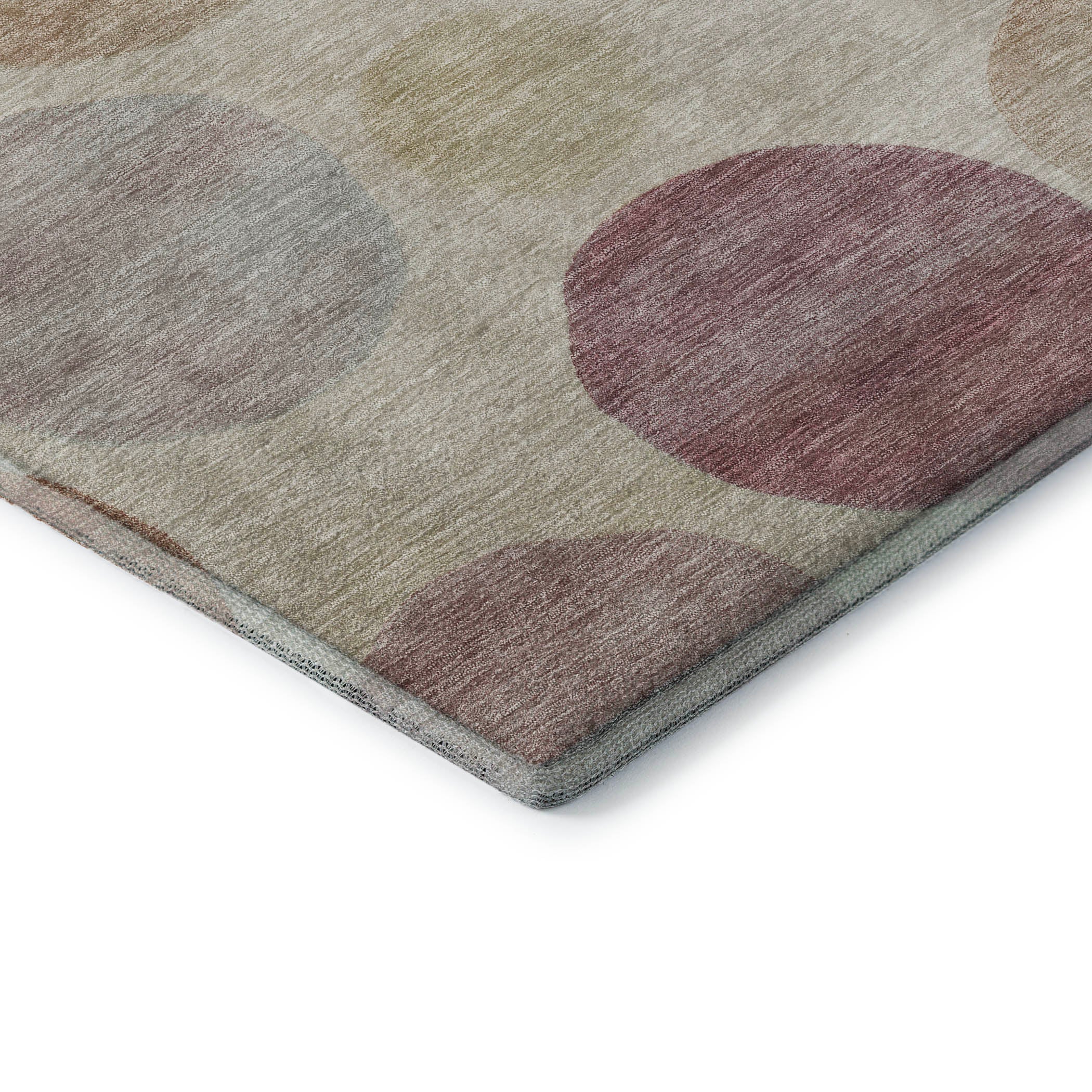 Vienna Machine Washable Transitional Salmon Orange Rug 1'8" x 2'6" #shape_Rectangle