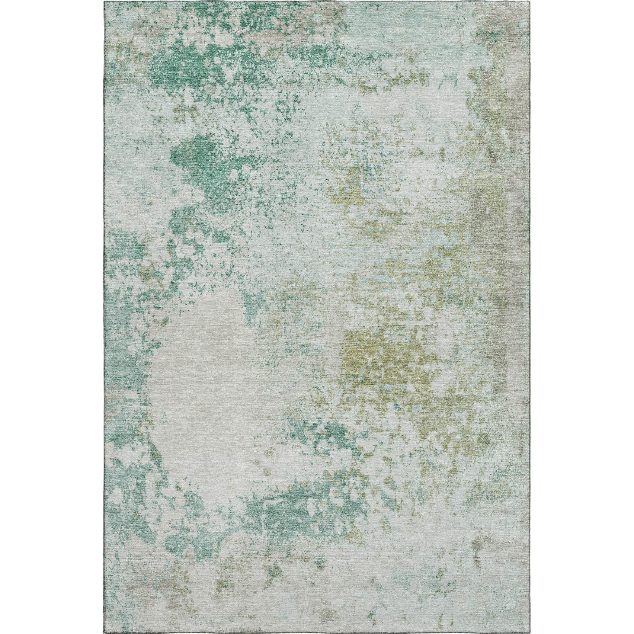 Santorini Machine Washable Transitional Putty Ivory Rug 2'6" x 3'10" #shape_Rectangle