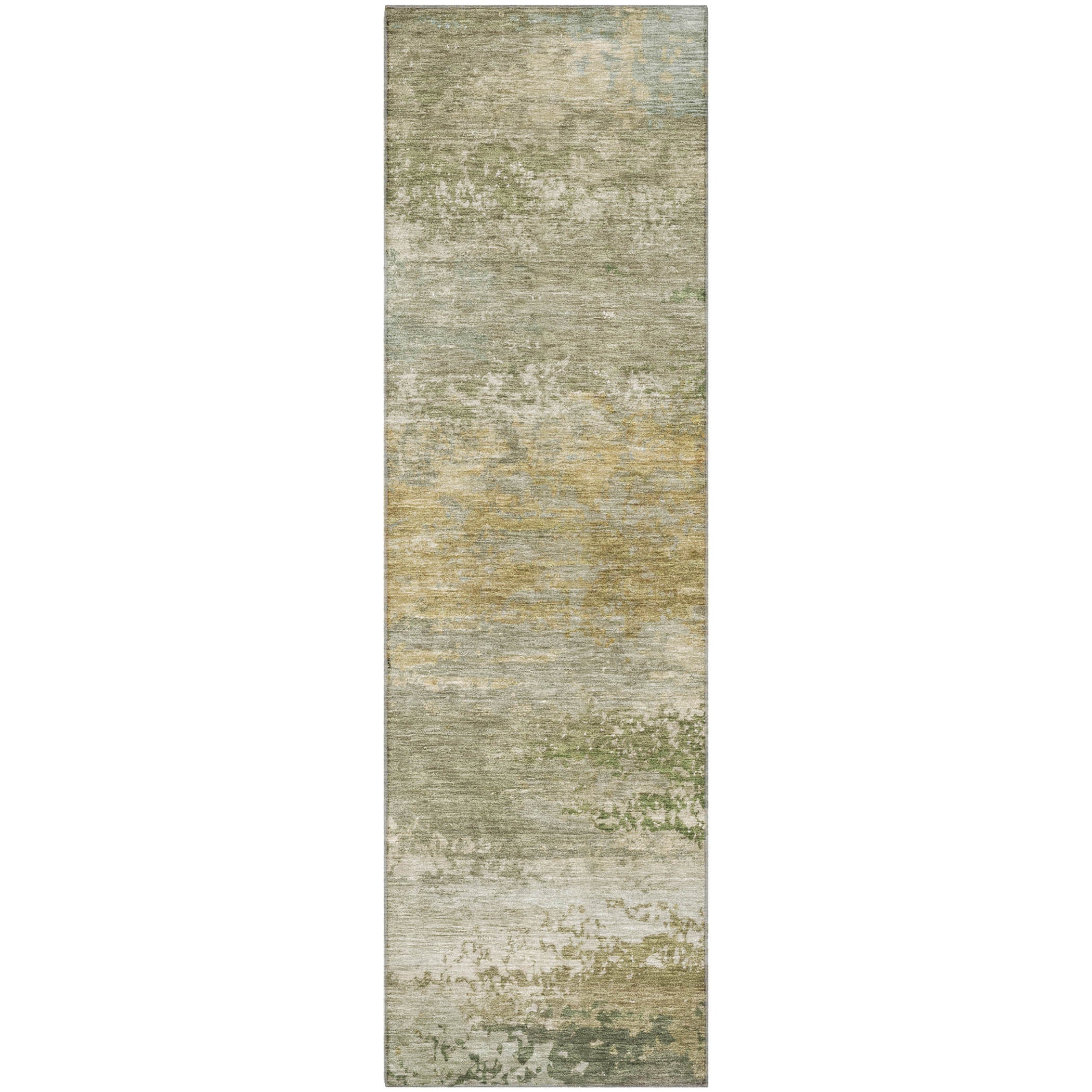 Chiang Mai Machine Washable Transitional Beige Brown Rug 2'3" x 7'6" #shape_Runner