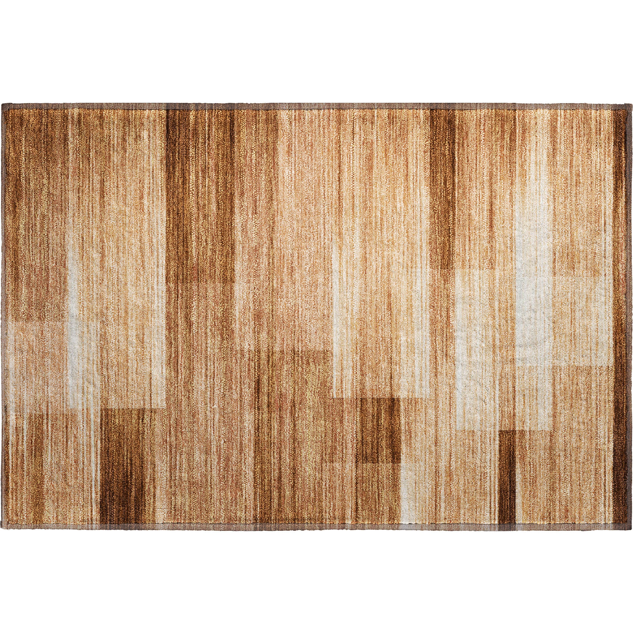 Prague Machine Washable Transitional Paprika Orange Rug 1'8" x 2'6" #shape_Rectangle