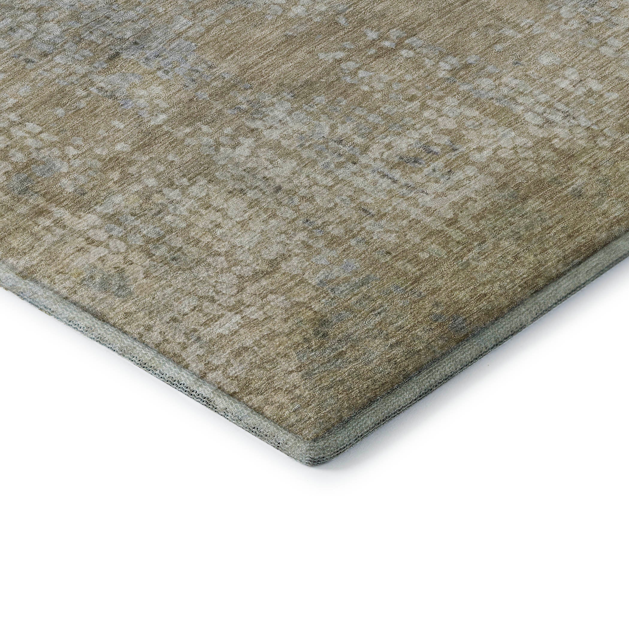 Baku Machine Washable Transitional Beige Brown Rug 1'8" x 2'6" #shape_Rectangle
