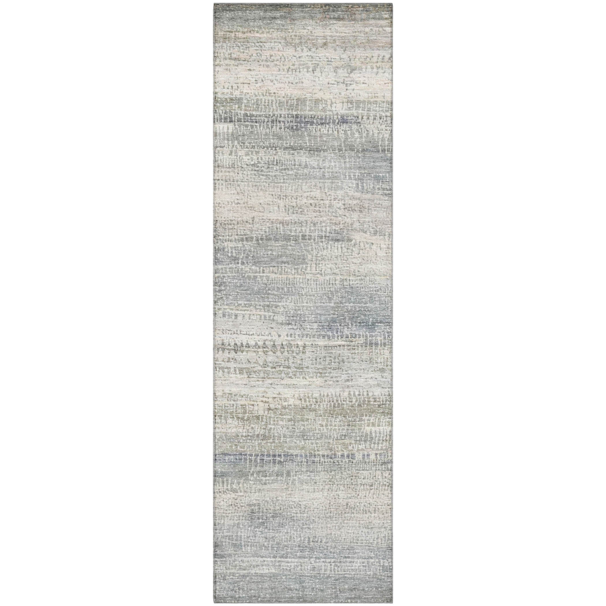 Siena Machine Washable Transitional Linen Ivory Rug 2'3" x 7'6" #shape_Runner