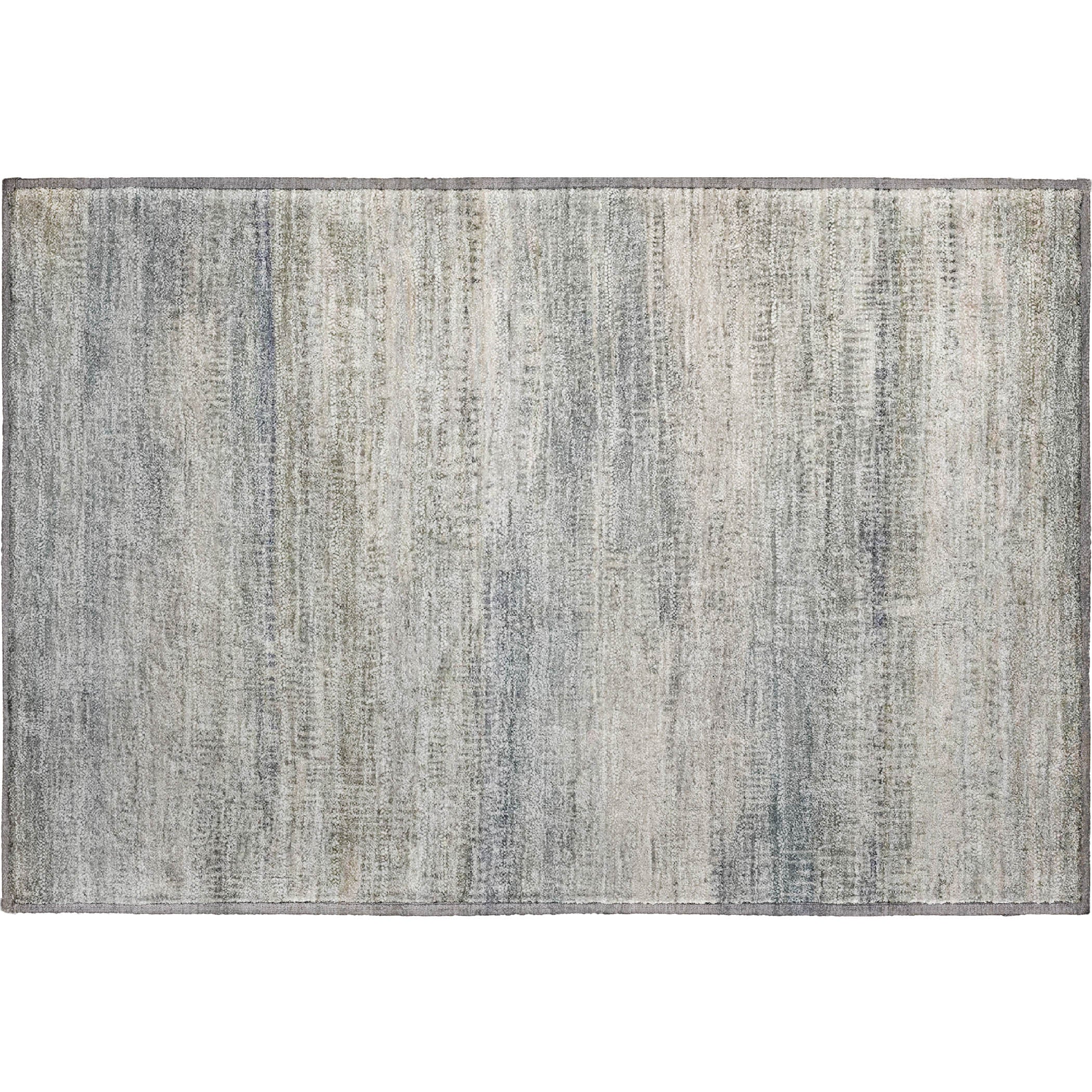 Siena Machine Washable Transitional Linen Ivory Rug 1'8" x 2'6" #shape_Rectangle