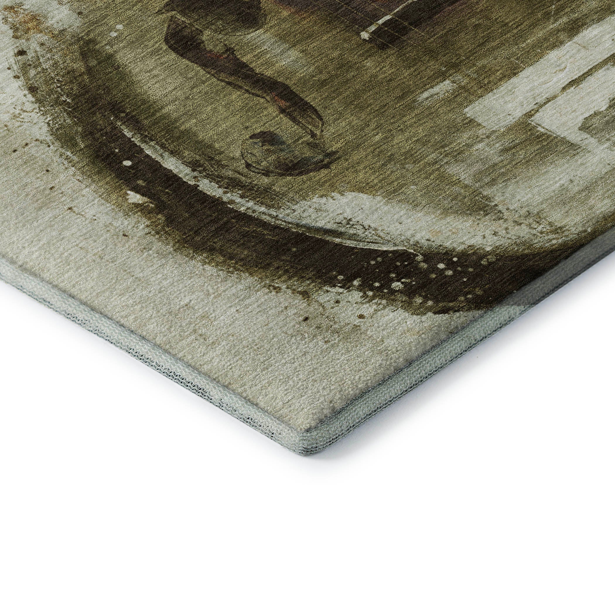Reykjavik Machine Washable Transitional Brown Rug 1'8" x 2'6" #shape_Rectangle