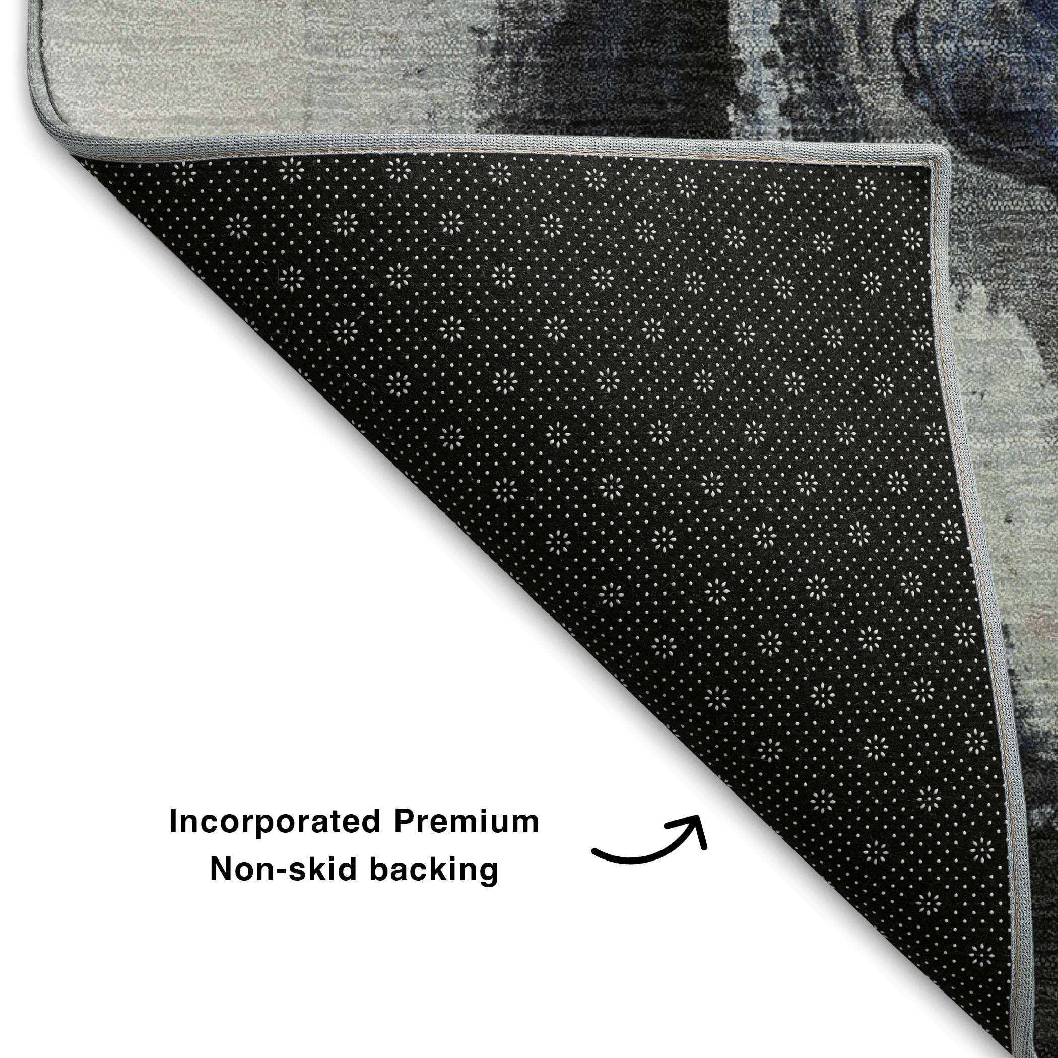 Reykjavik Machine Washable Transitional Gray Rug 1'8" x 2'6" #shape_Rectangle