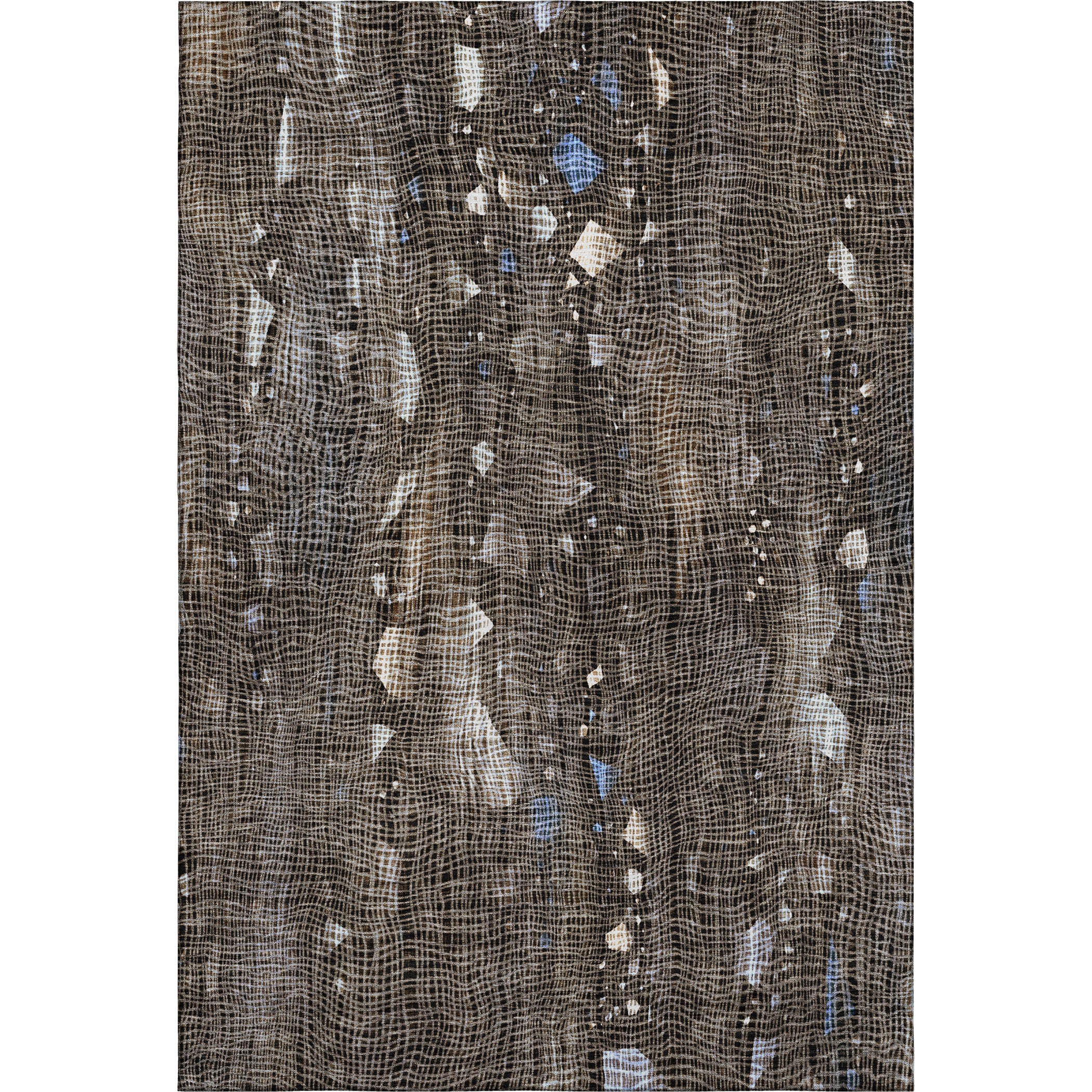 Seville Machine Washable Transitional Chocolate Brown Rug 2'6" x 3'10" #shape_Rectangle