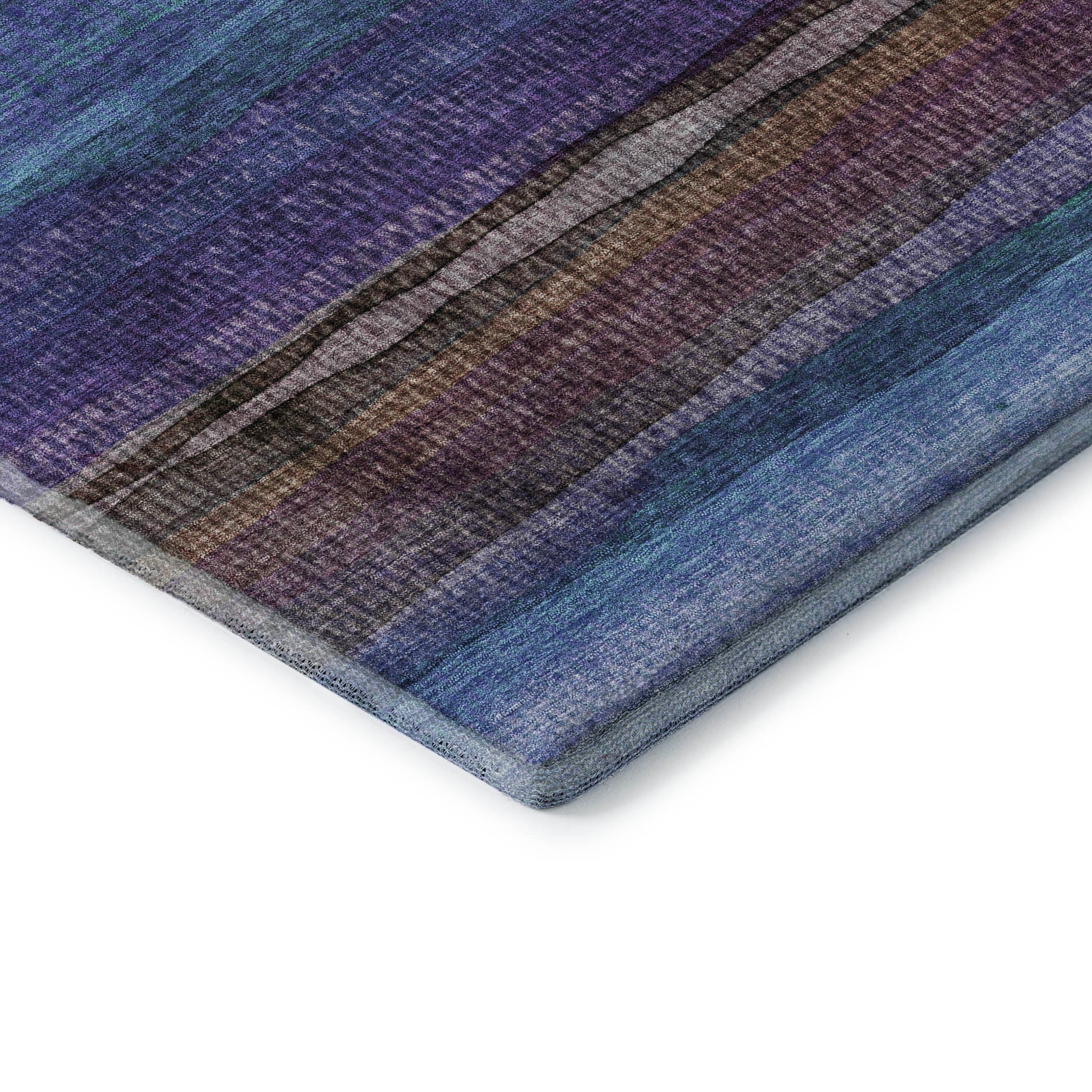 Athens Machine Washable Transitional Blue Rug 1'8" x 2'6" #shape_Rectangle