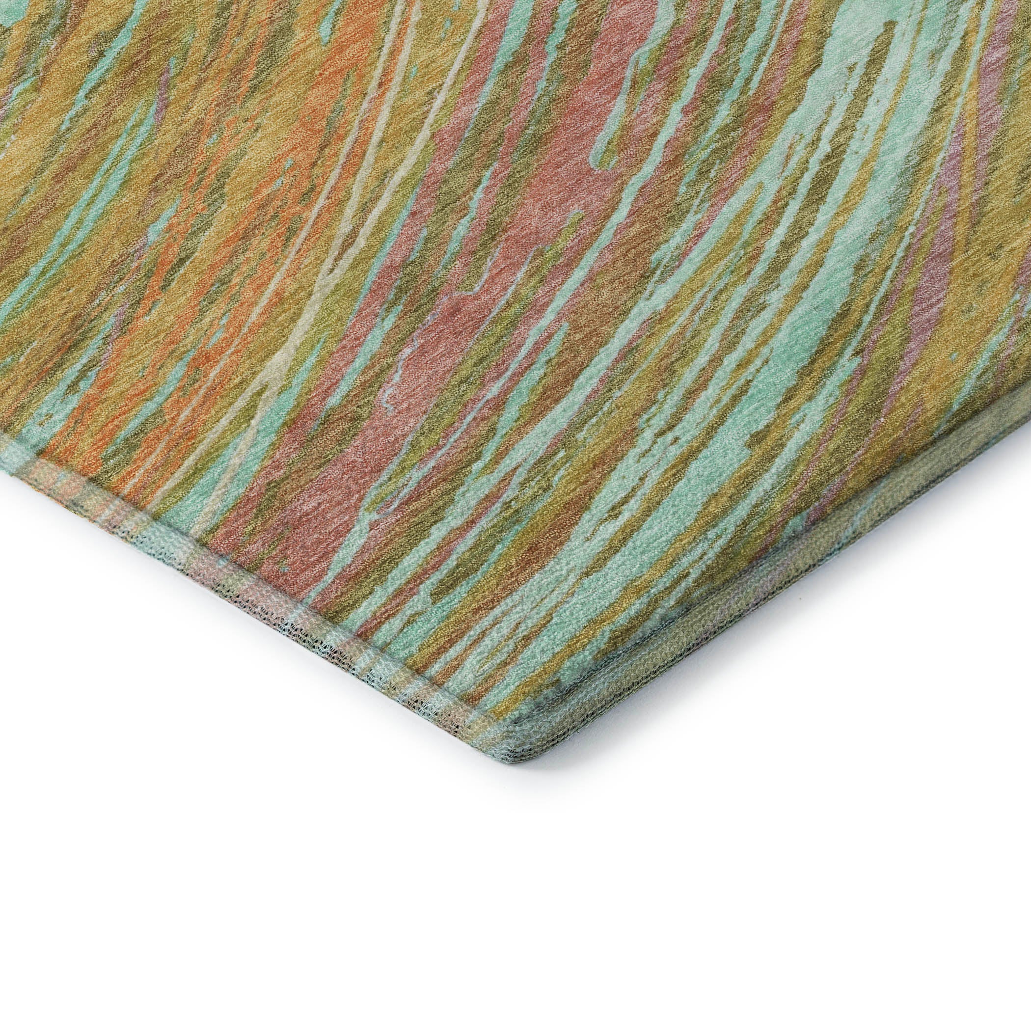 Tbilisi Machine Washable Transitional Gold Rug 1'8" x 2'6" #shape_Rectangle