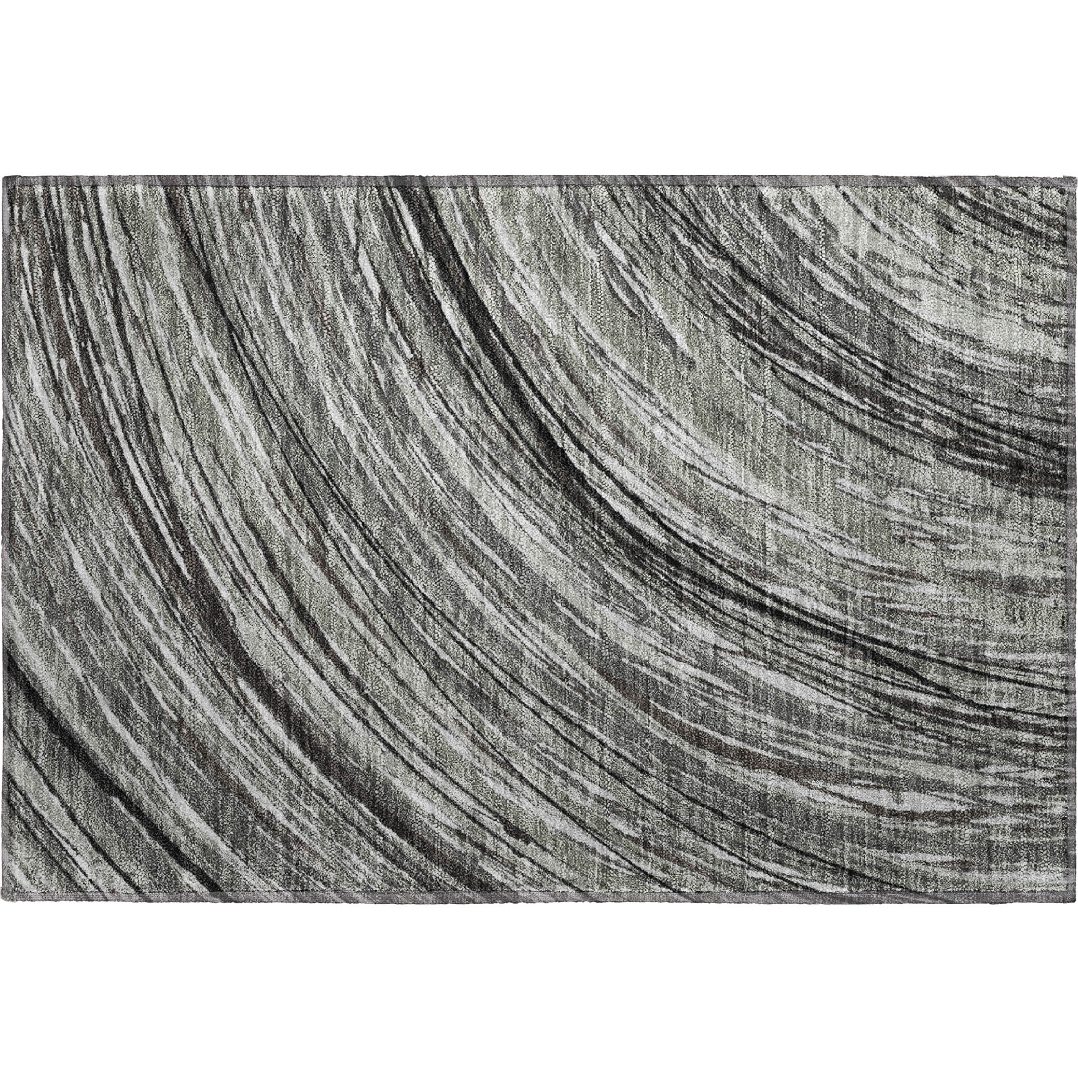 Tbilisi Machine Washable Transitional Taupe Brown Rug 1'8" x 2'6" #shape_Rectangle