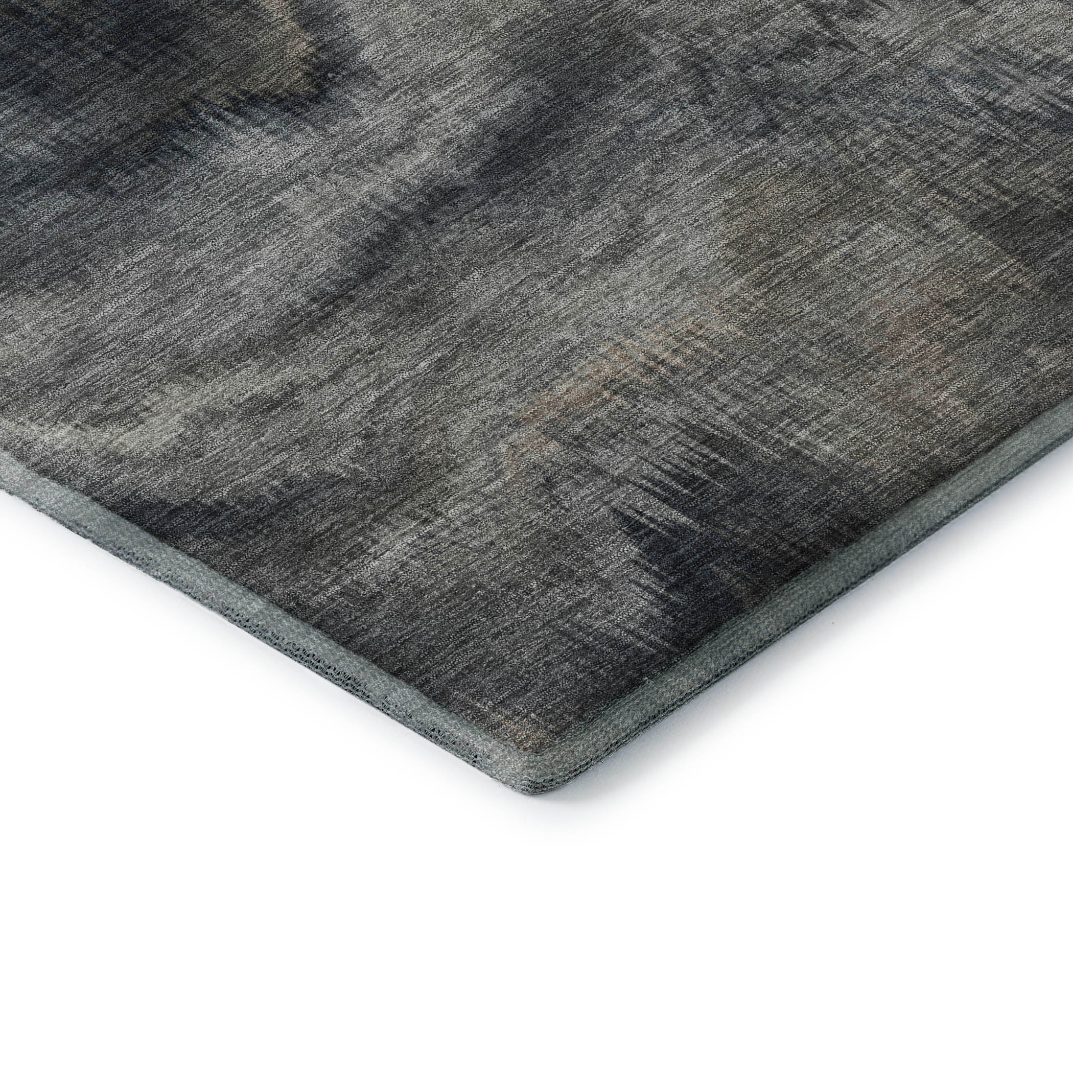 Bergen Machine Washable Transitional Gray Rug 1'8" x 2'6" #shape_Rectangle