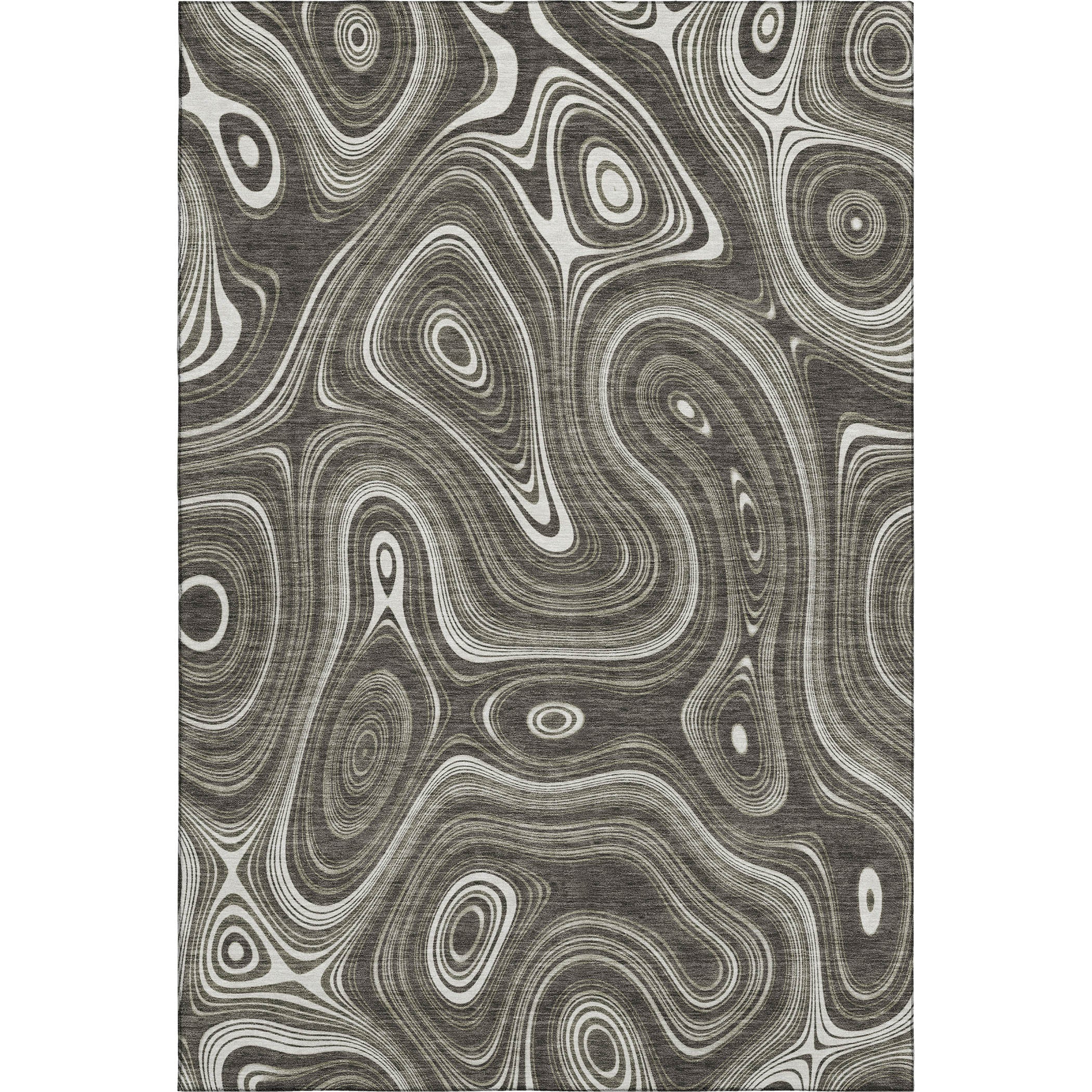 Istanbul Machine Washable Transitional Gray Rug 2'6" x 3'10" #shape_Rectangle